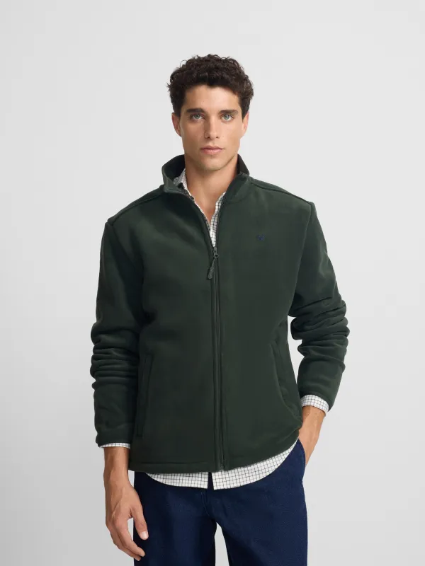 Classic green fleece sold by Silbon
