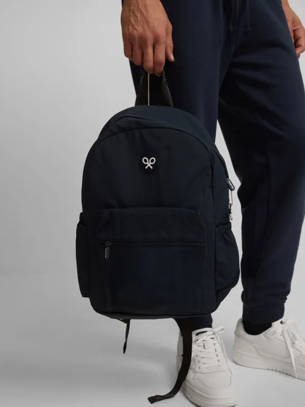 Navy blue technical snowshoe backpack sold by Silbon