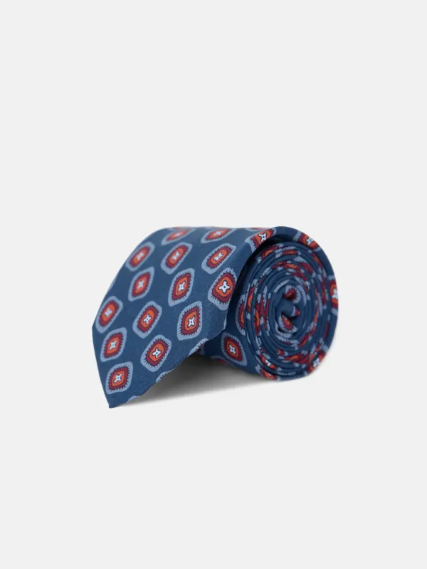 Corbata silk motivo azul sold by Silbon