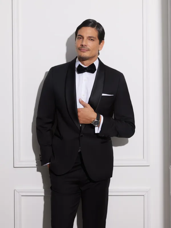 Black silbon tuxedo jacket sold by Silbon