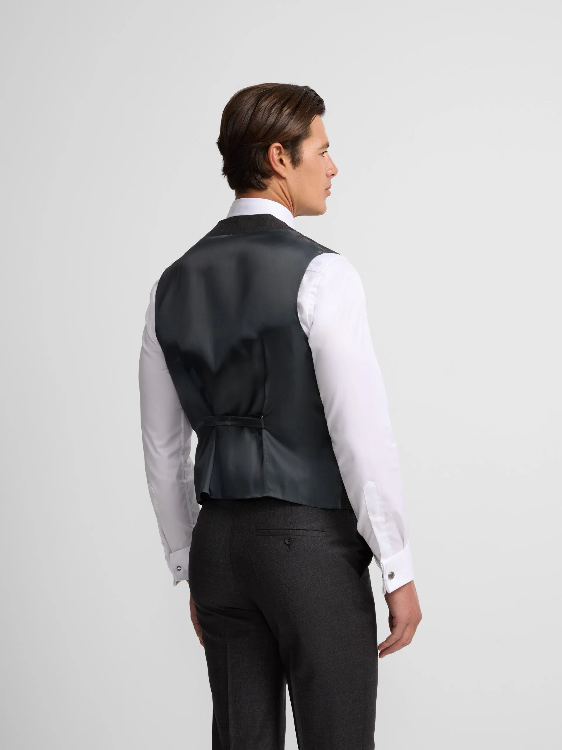 Grey Welsh morning suit vest sold by Silbon product image thumbnail 4