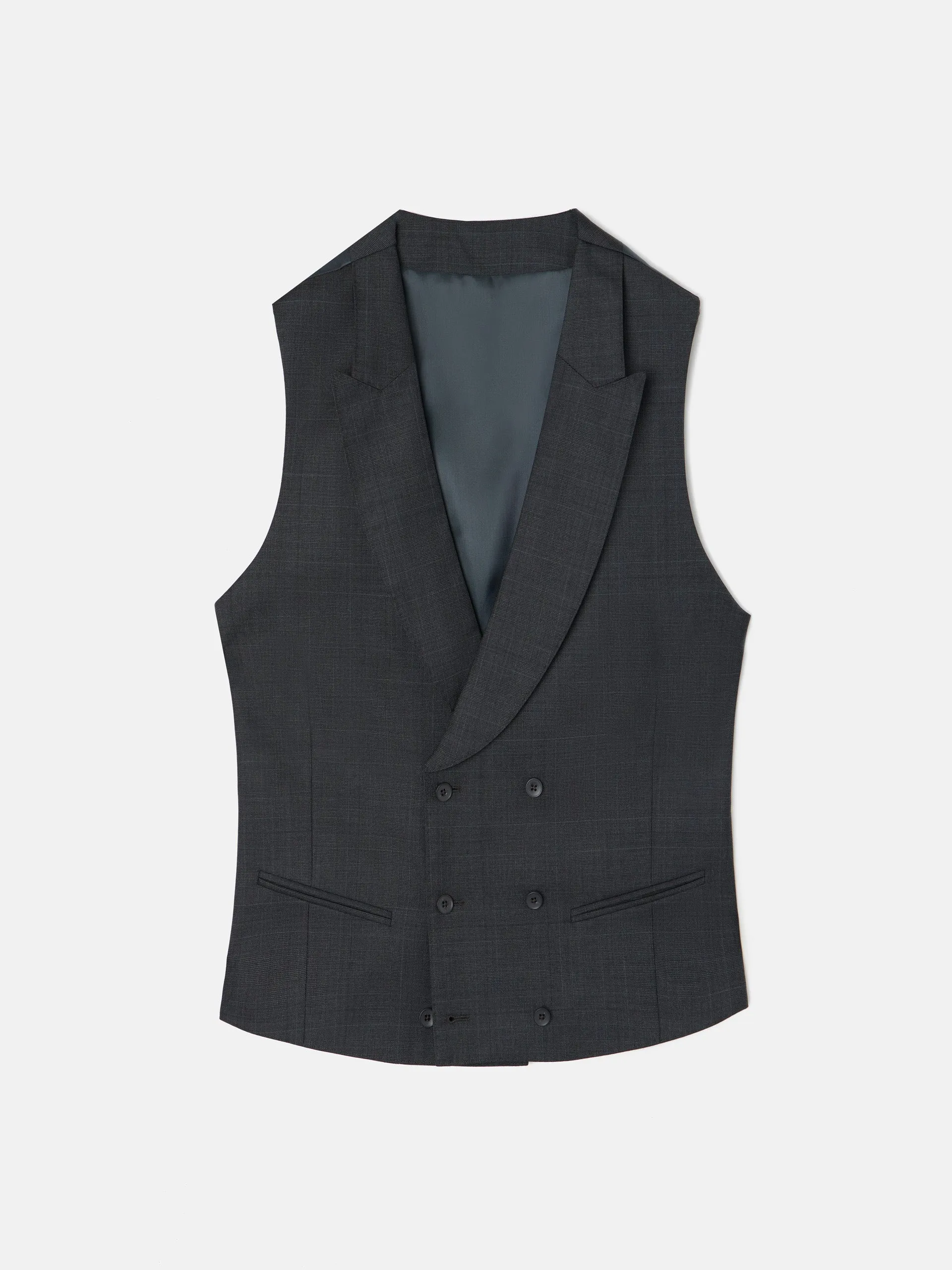 Grey Welsh morning suit vest sold by Silbon product image thumbnail 5