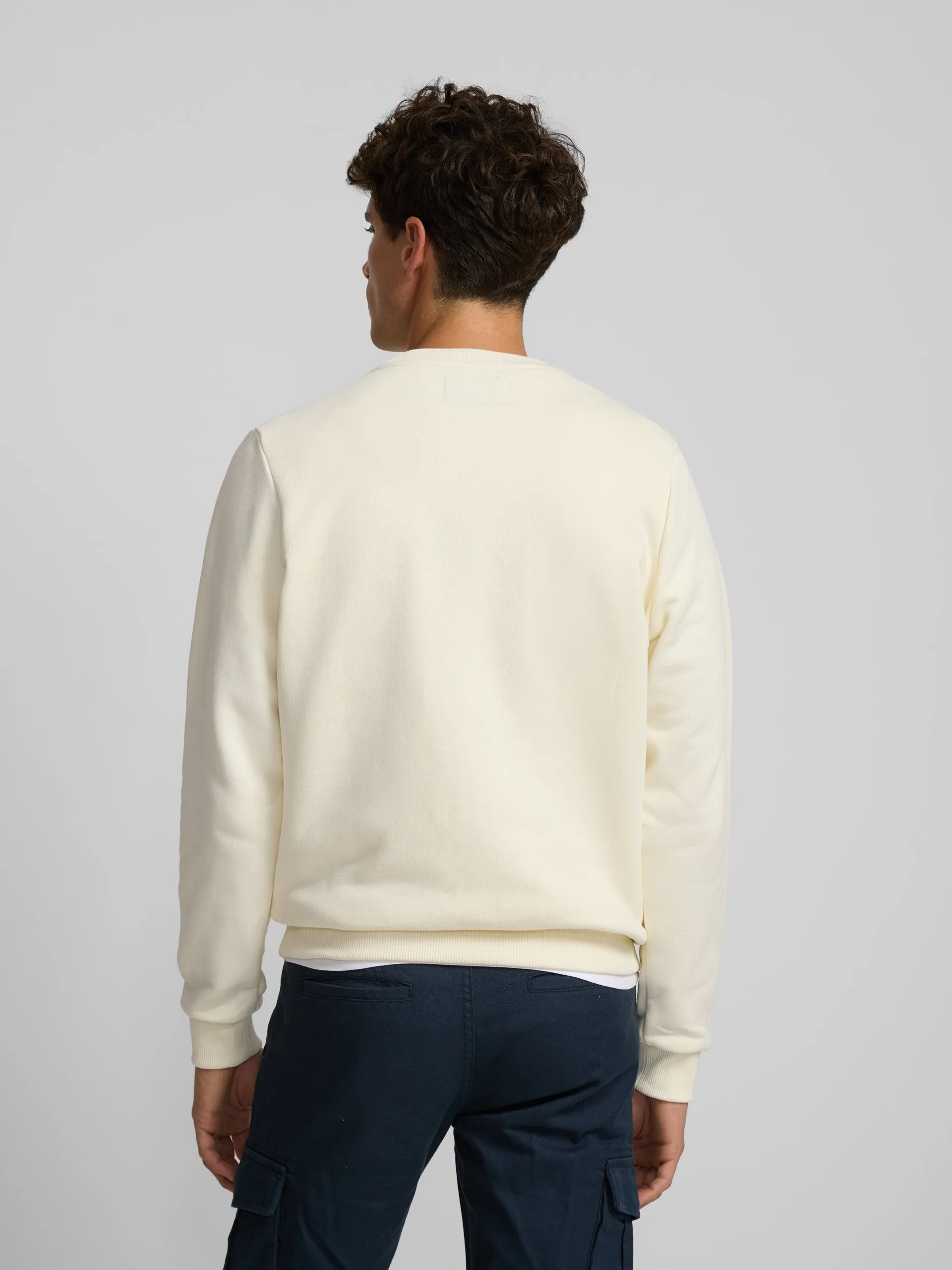 Half cream silbon racket sweatshirt sold by Silbon product image thumbnail 4