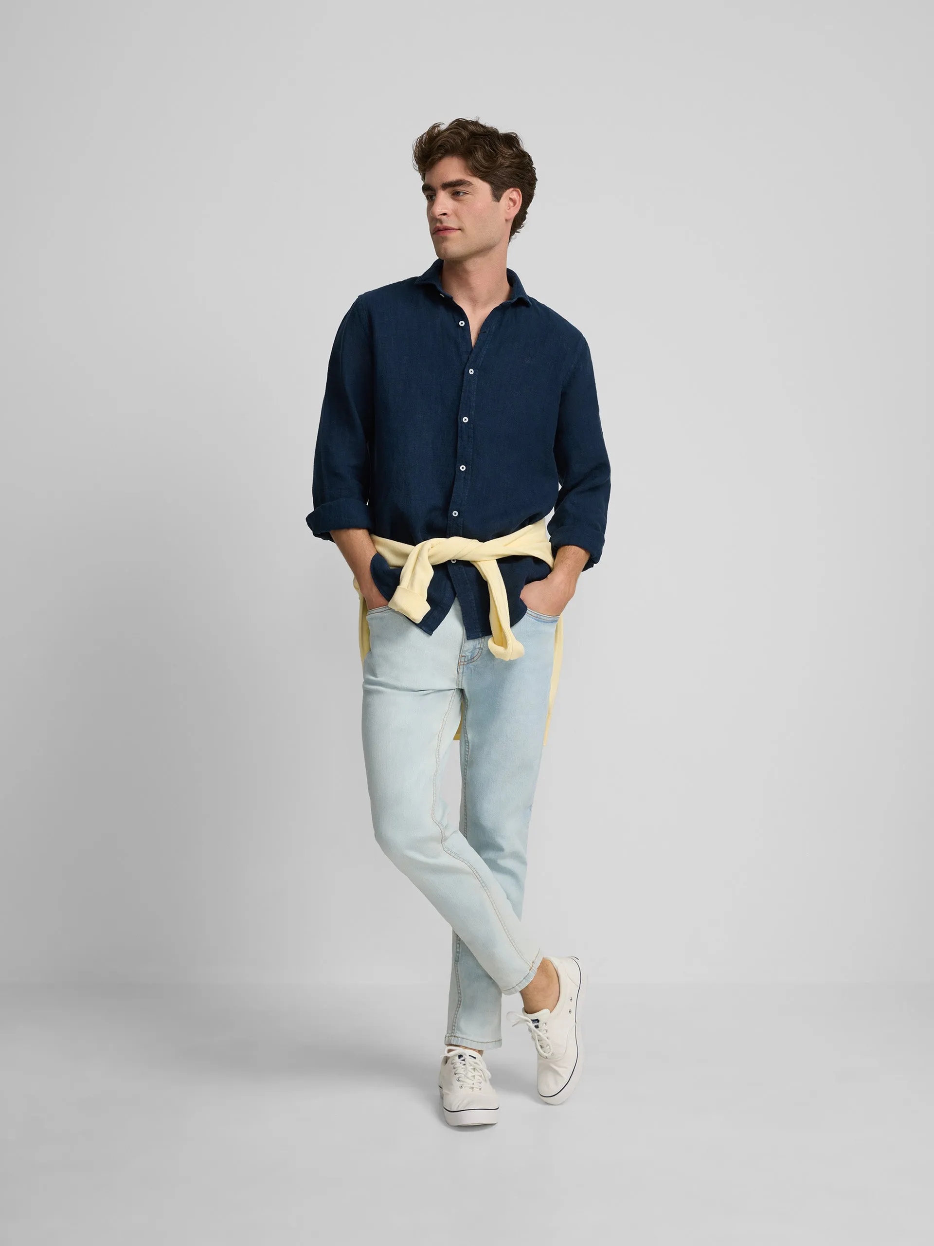 Light blue jeans sport pants sold by Silbon