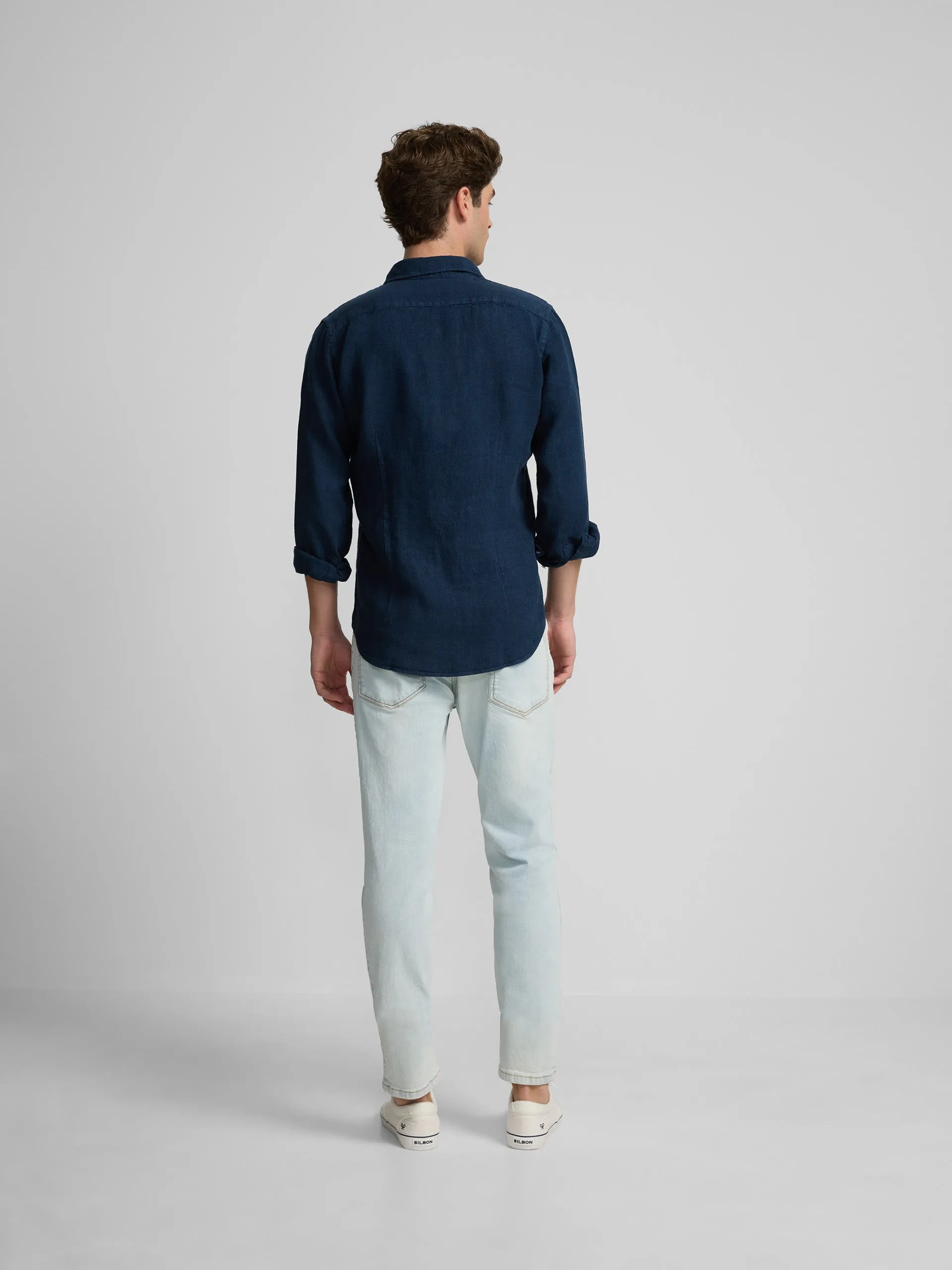 Light blue jeans sport pants sold by Silbon product image thumbnail 5