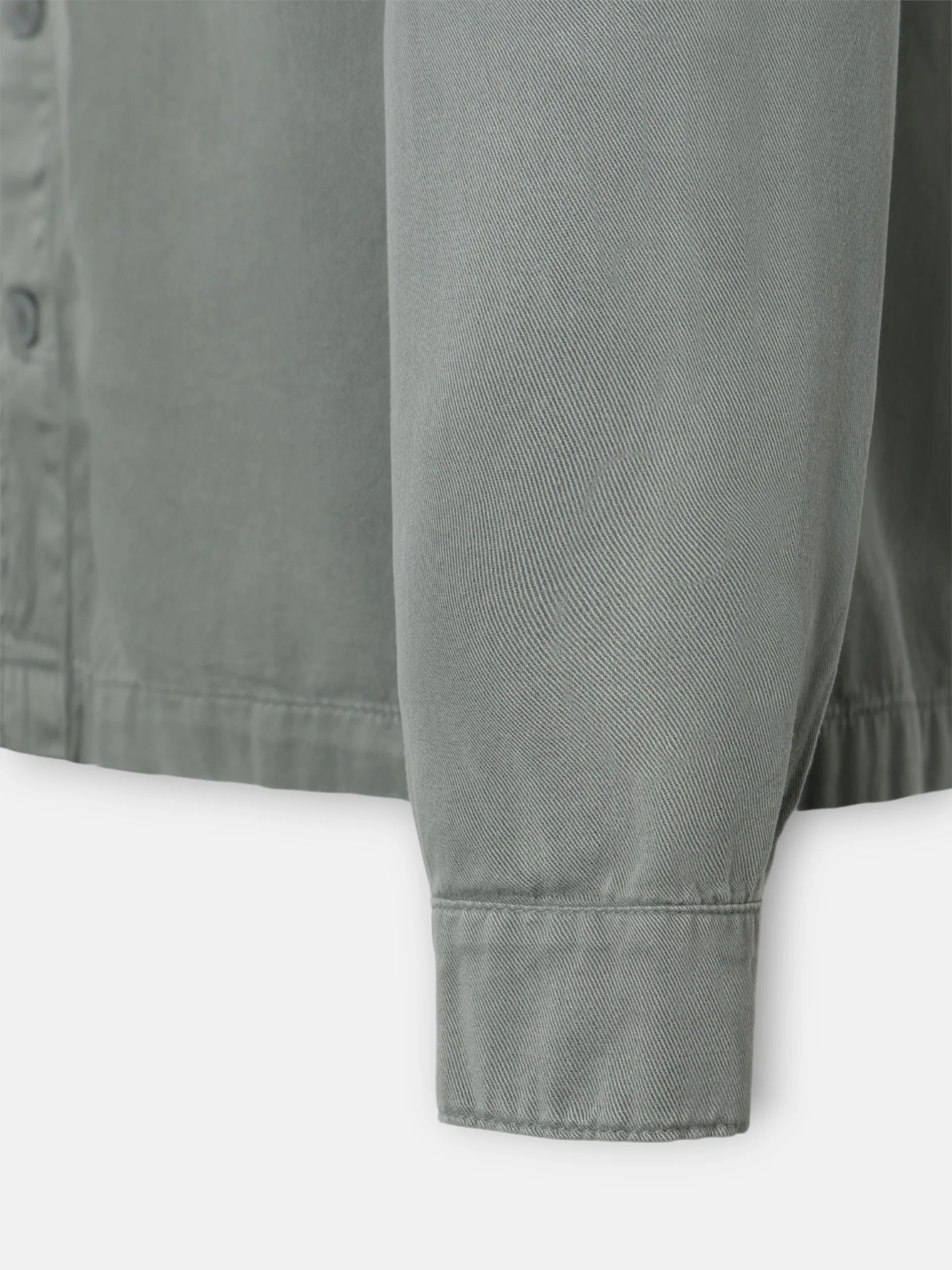 Petroleum blue patch overshirt sold by Silbon product image thumbnail 3