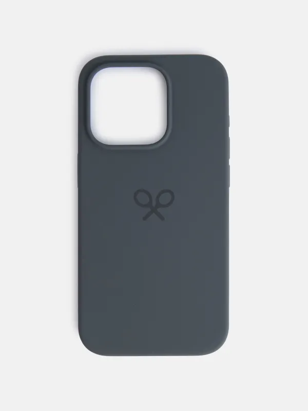 Funda IPHONE 15 PRO gris made by Silbon