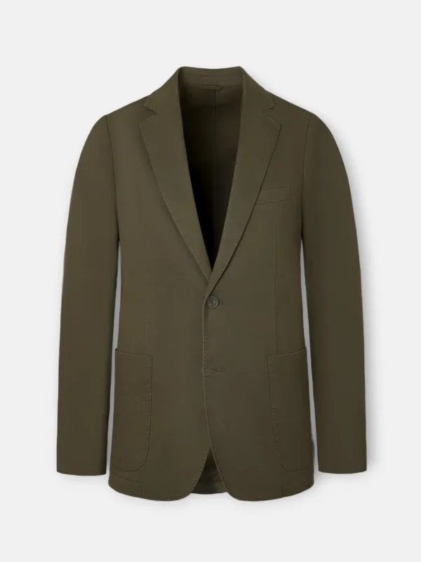 Green casual blazer made by Silbon