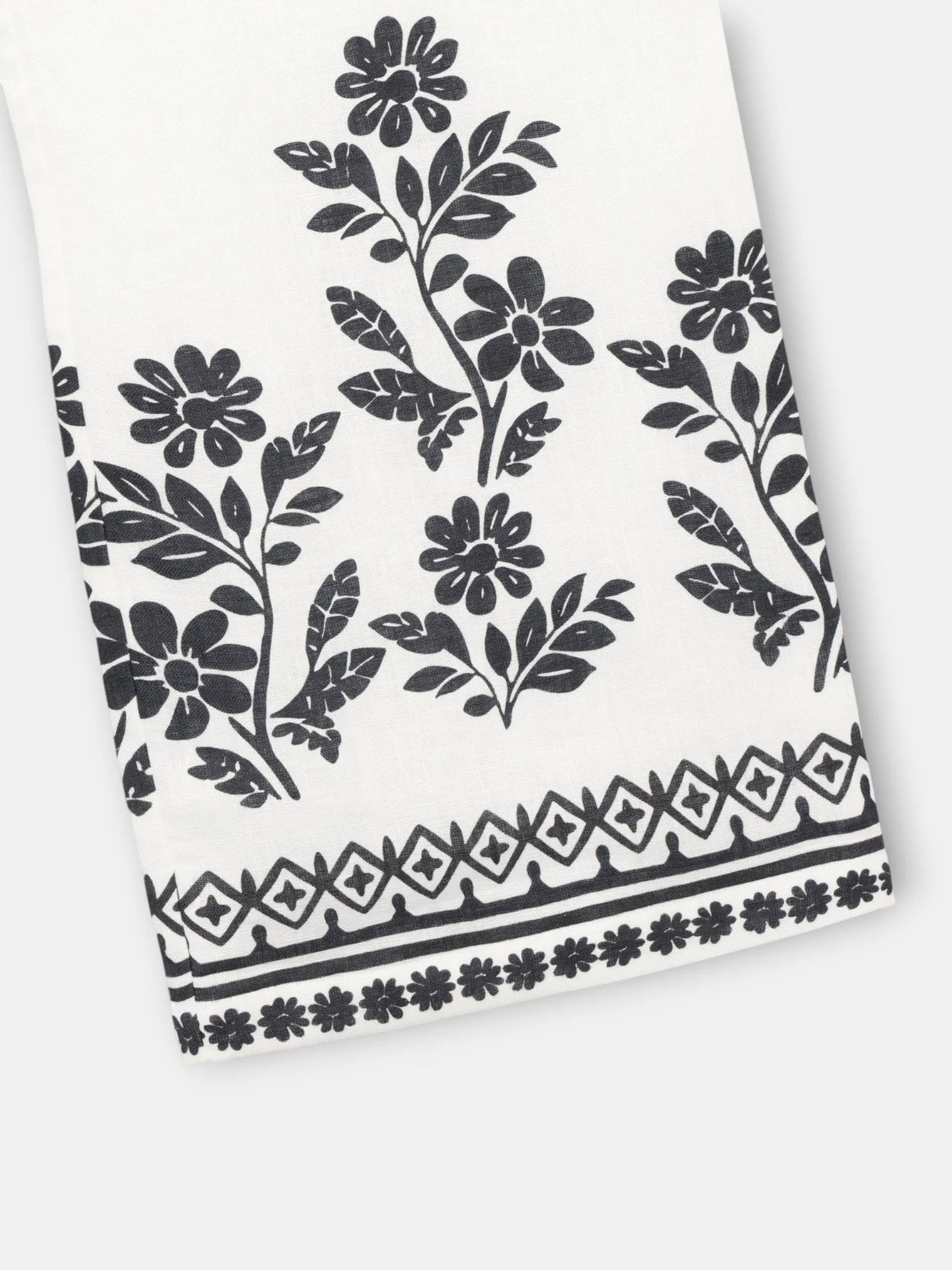 White floral print trousers sold by Silbon product image thumbnail 2