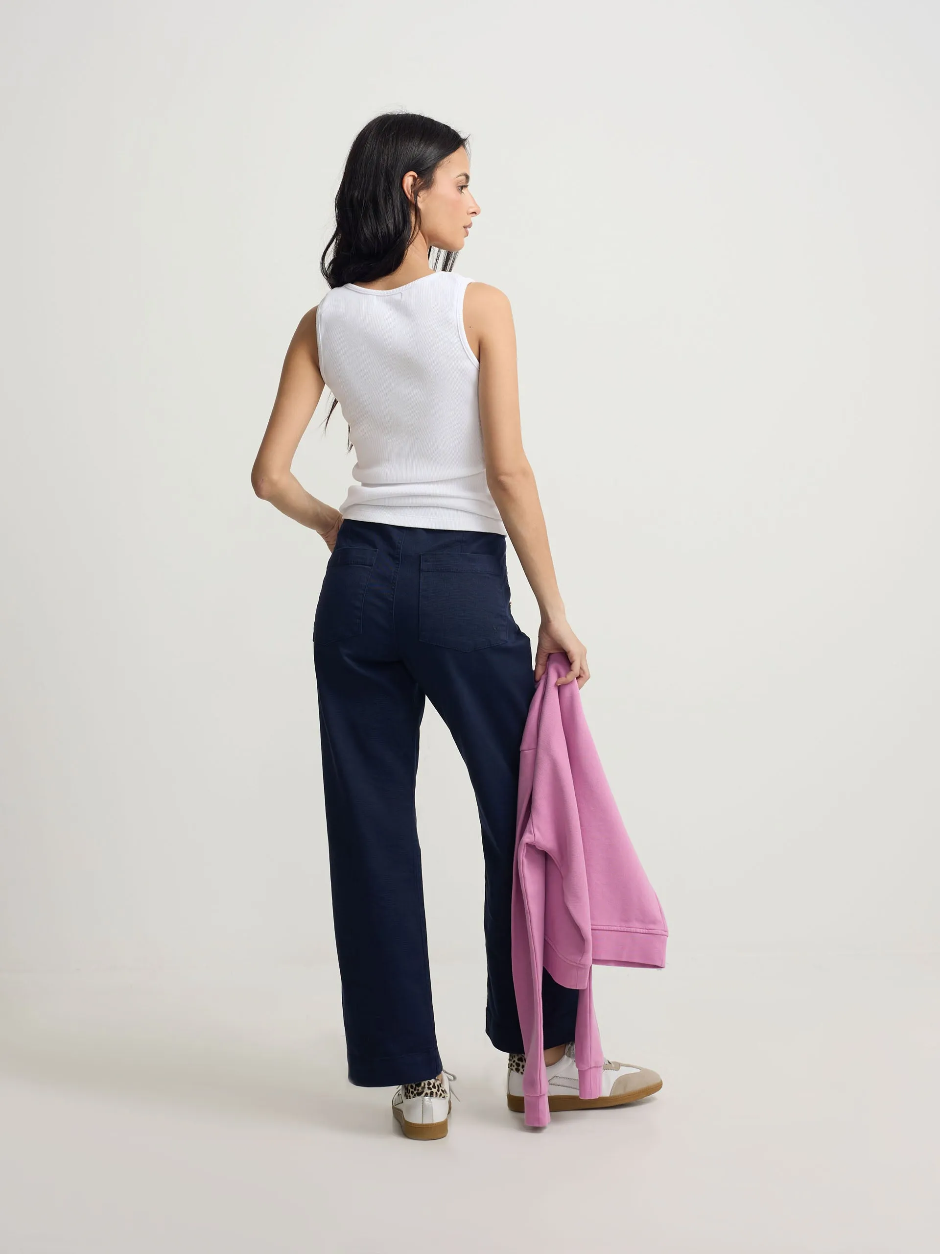Women's white tank top with Silbon appliqués sold by Silbon product image thumbnail 5
