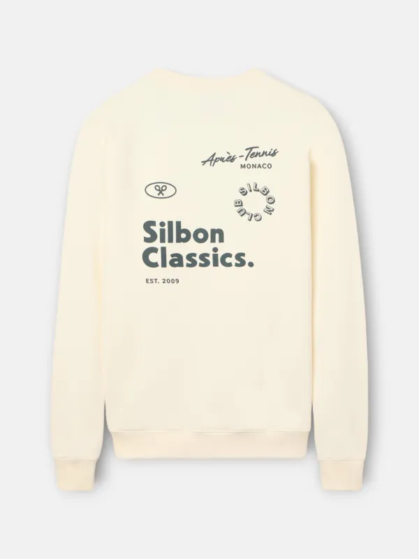Silbon Classics Cream Sweatshirt sold by Silbon