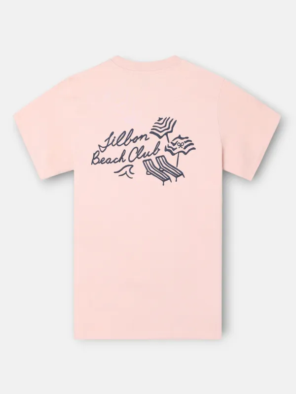 Silbon beach club pink t-shirt sold by Silbon