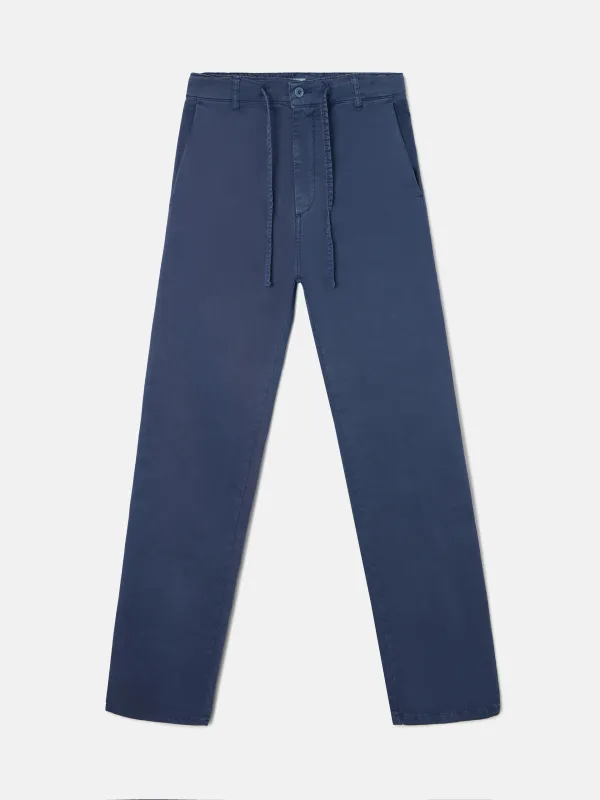 Indigo blue jogger sport pants sold by Silbon