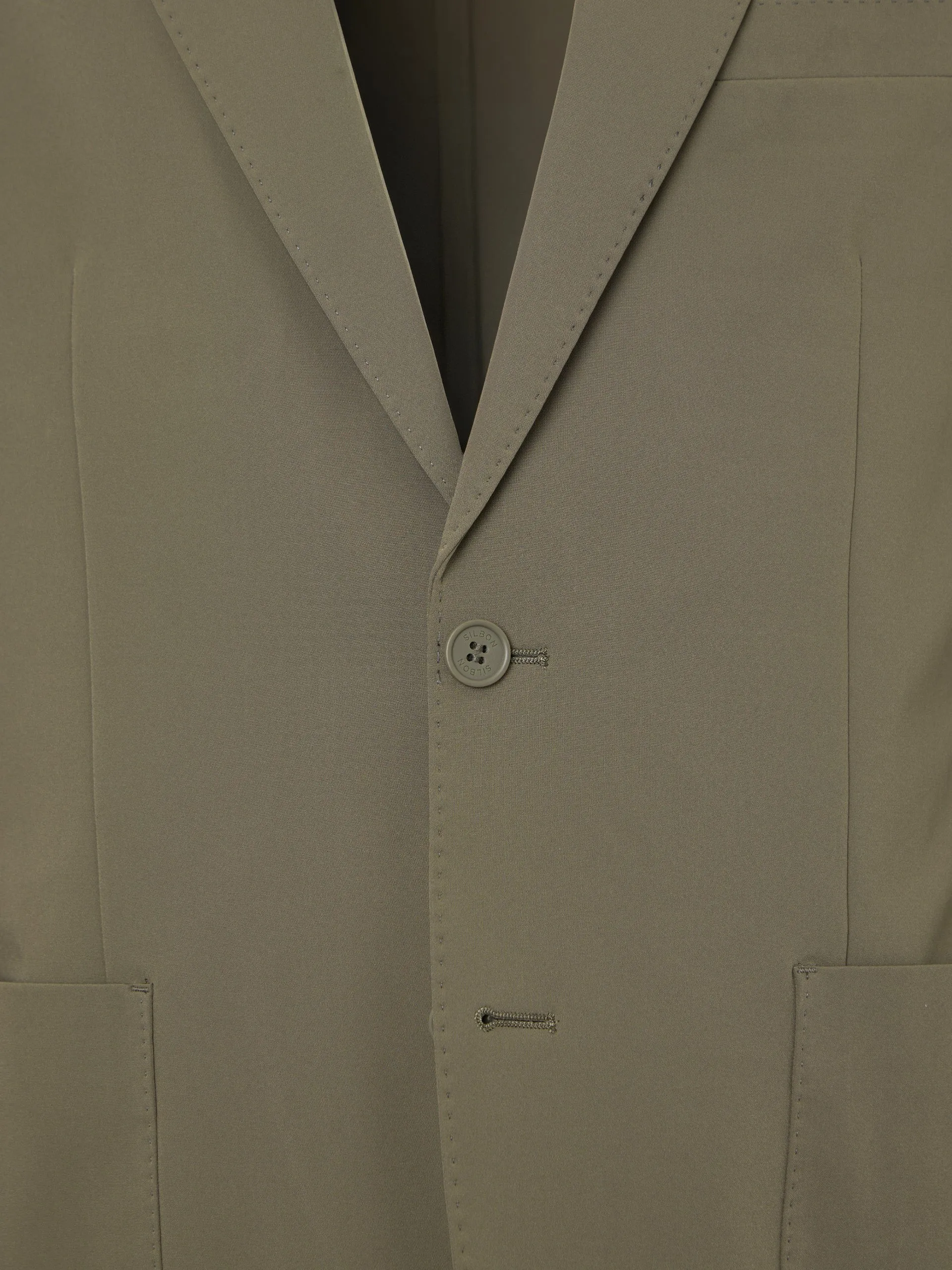 Green technical blazer sold by Silbon product image thumbnail 2