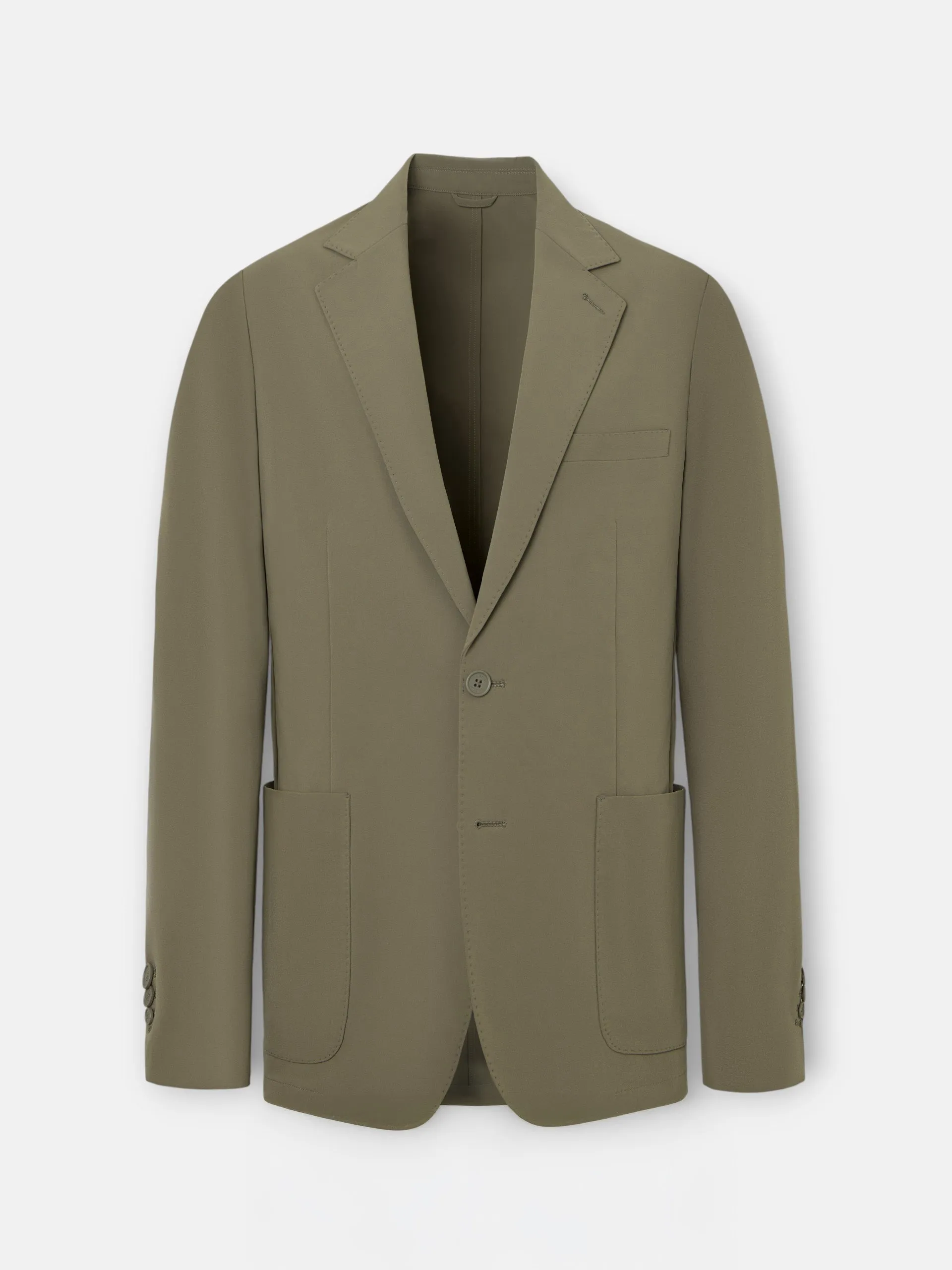 Green technical blazer sold by Silbon