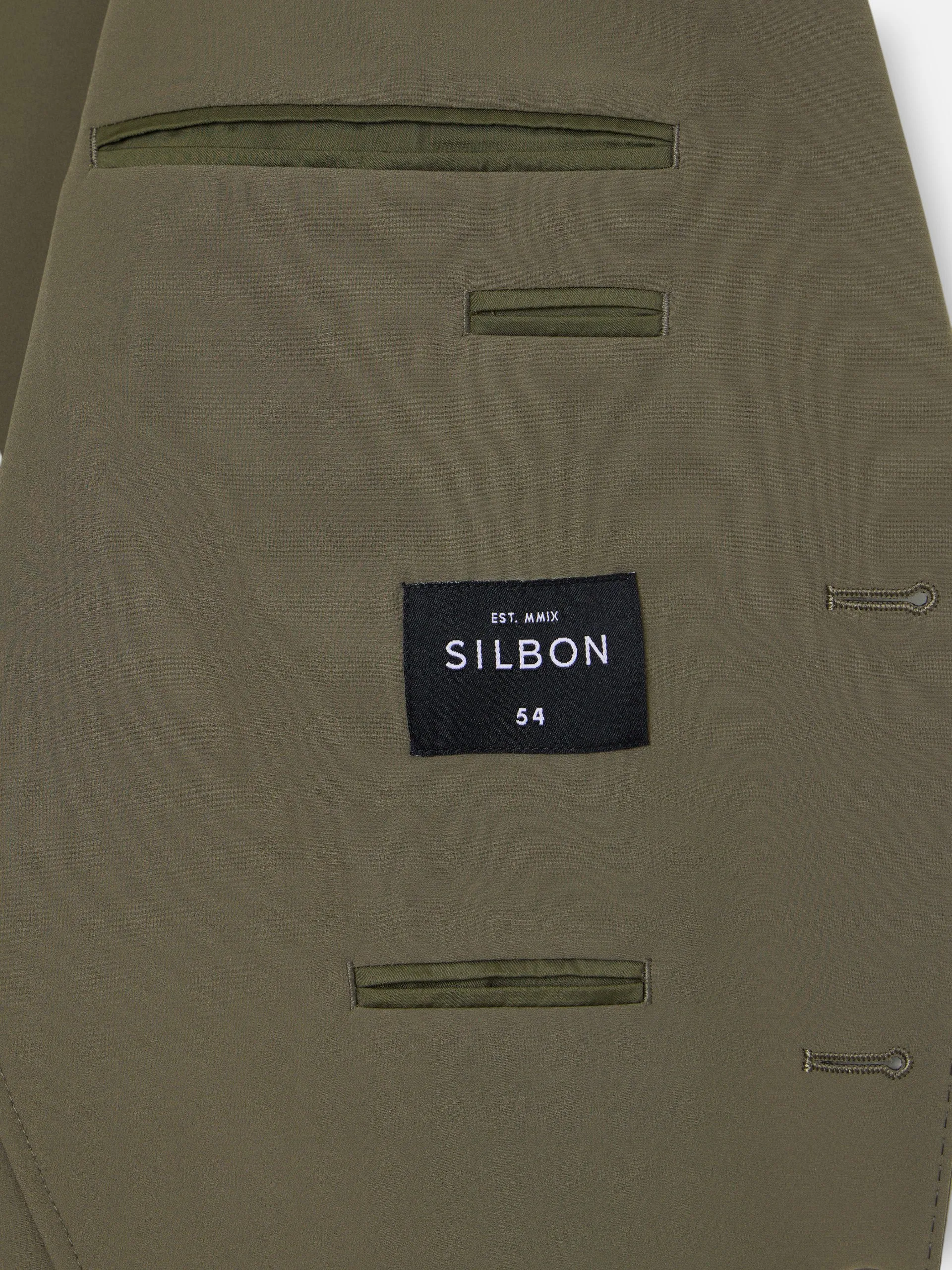 Green technical blazer sold by Silbon product image thumbnail 5