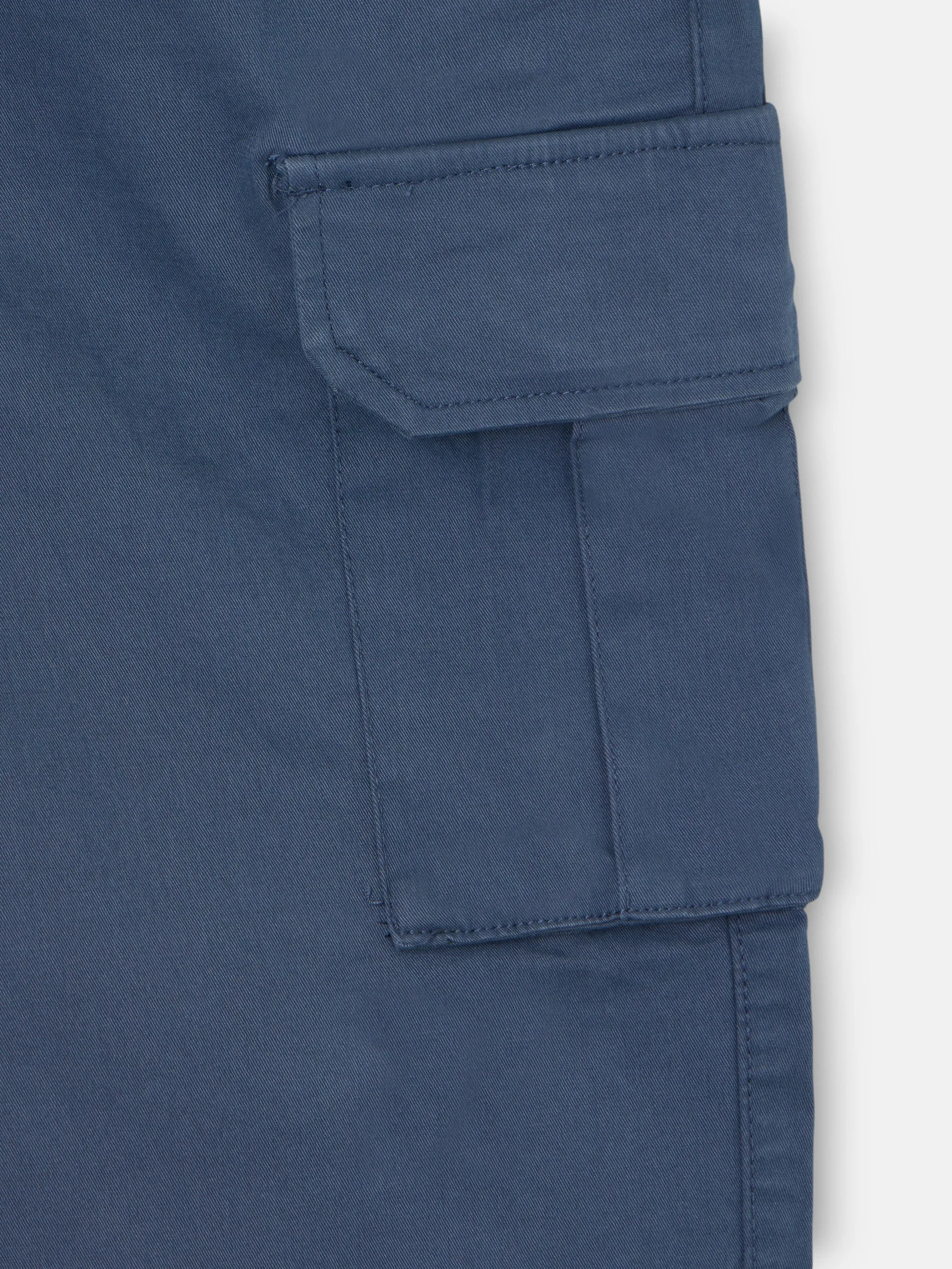 Indigo blue cargo jogger sport pants sold by Silbon product image thumbnail 5