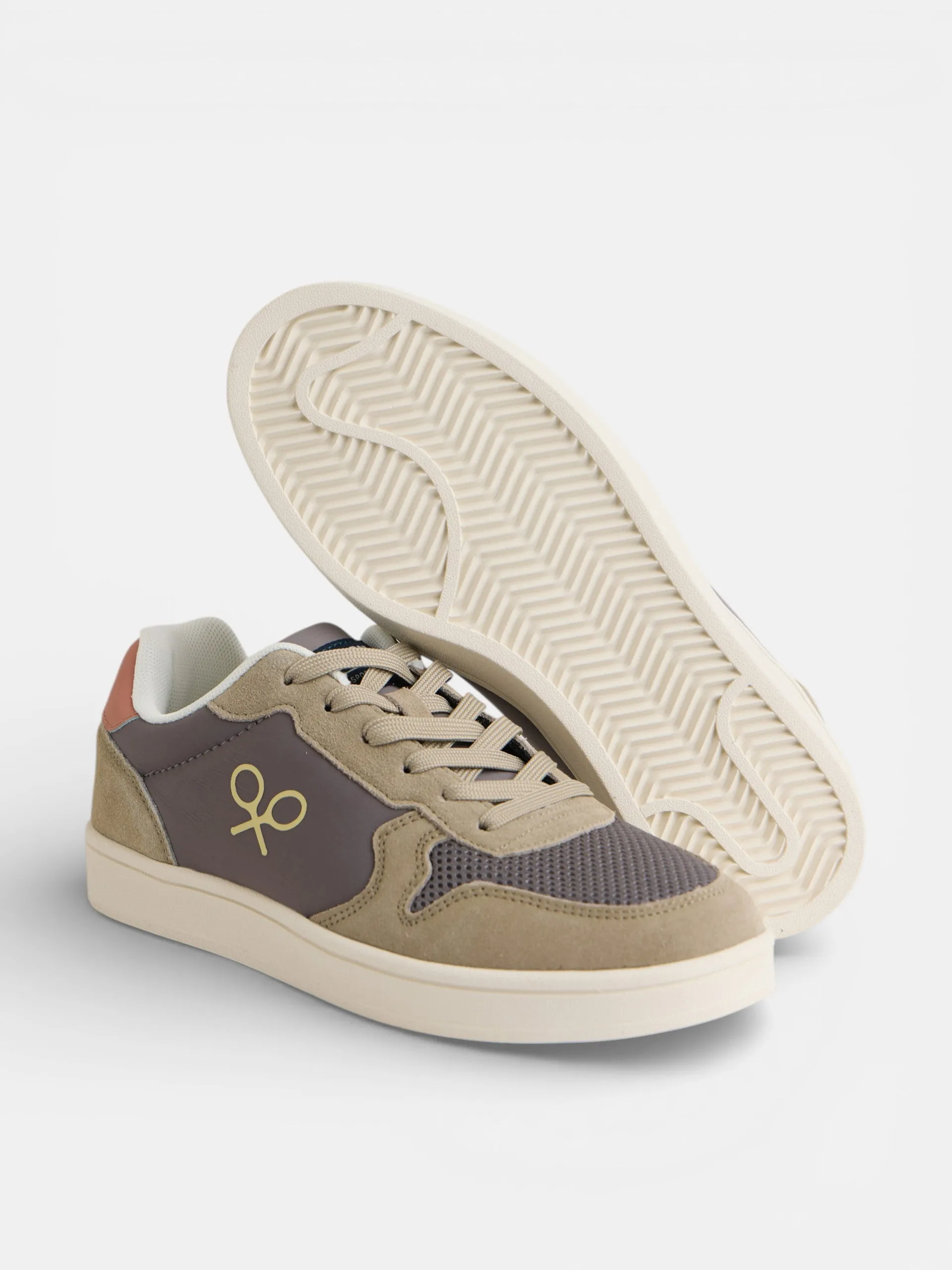 Two-tone green grey sneaker sold by Silbon product image thumbnail 4