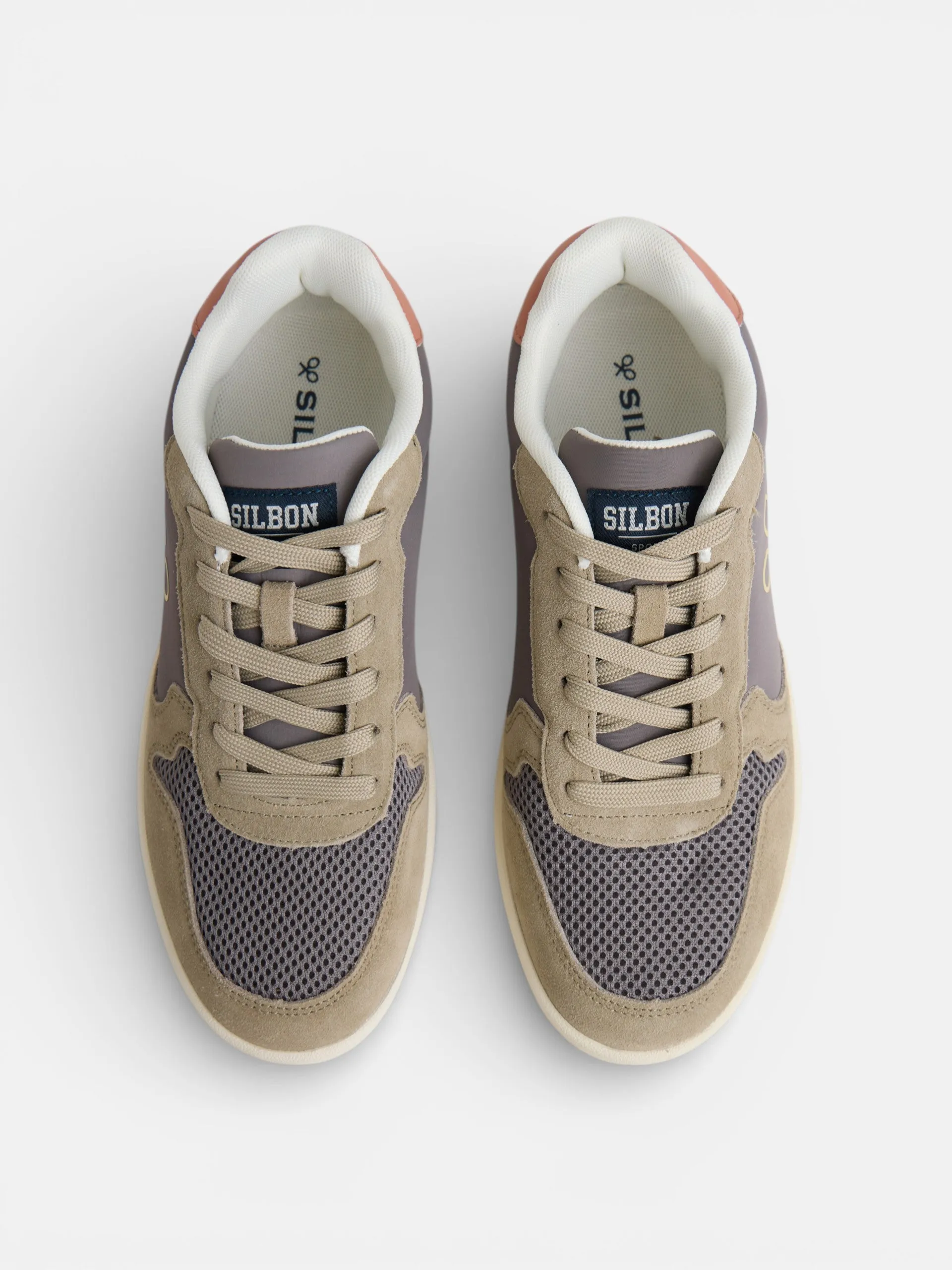 Two-tone green grey sneaker sold by Silbon product image thumbnail 5