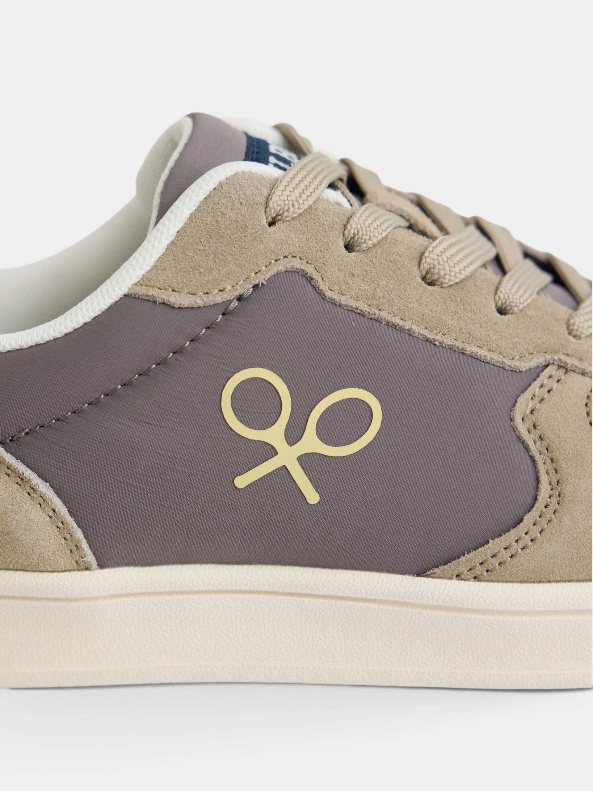 Two-tone green grey sneaker sold by Silbon product image thumbnail 2