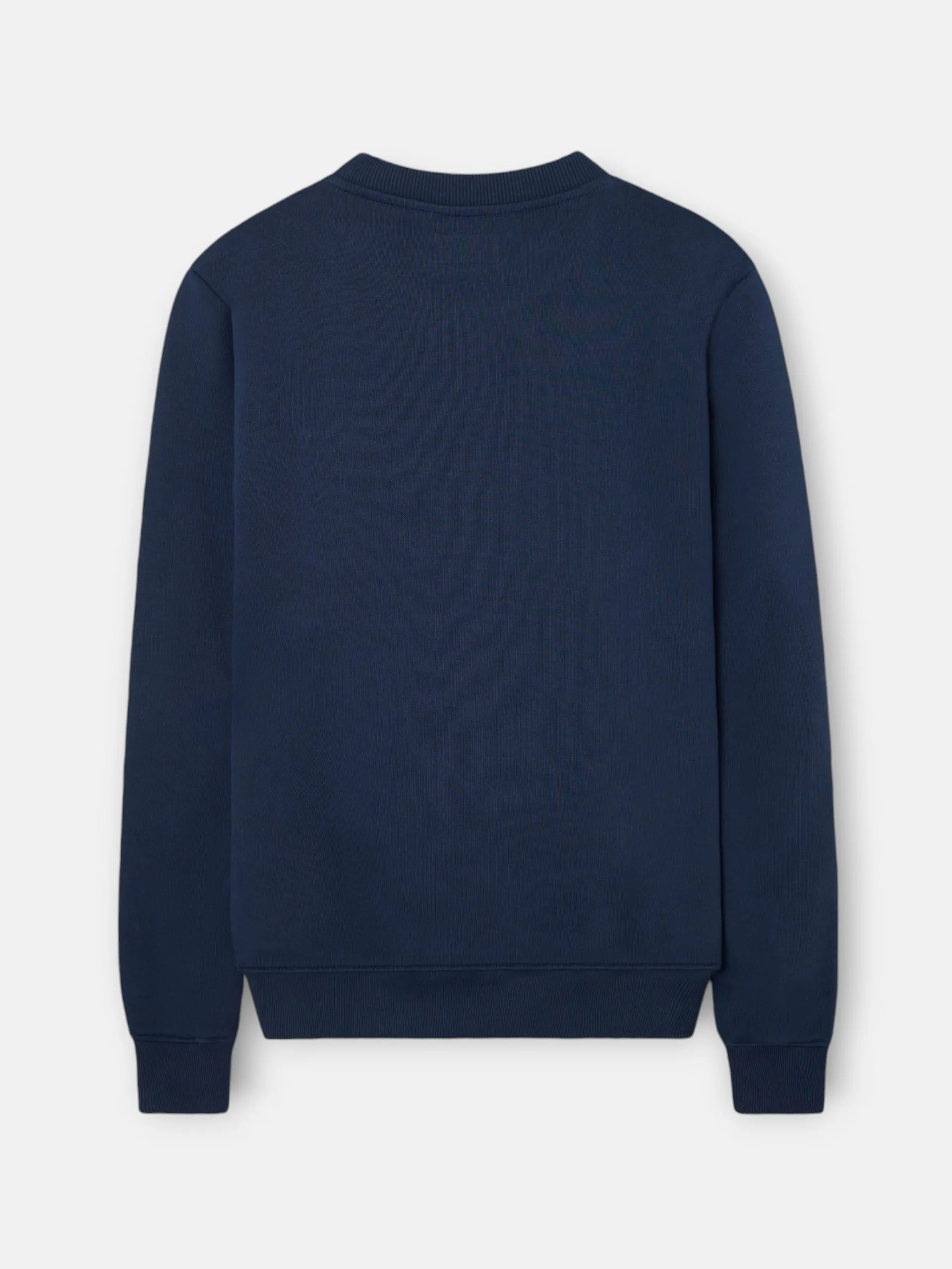 Navy blue sweatshirt with embroidered pocket sold by Silbon product image thumbnail 3