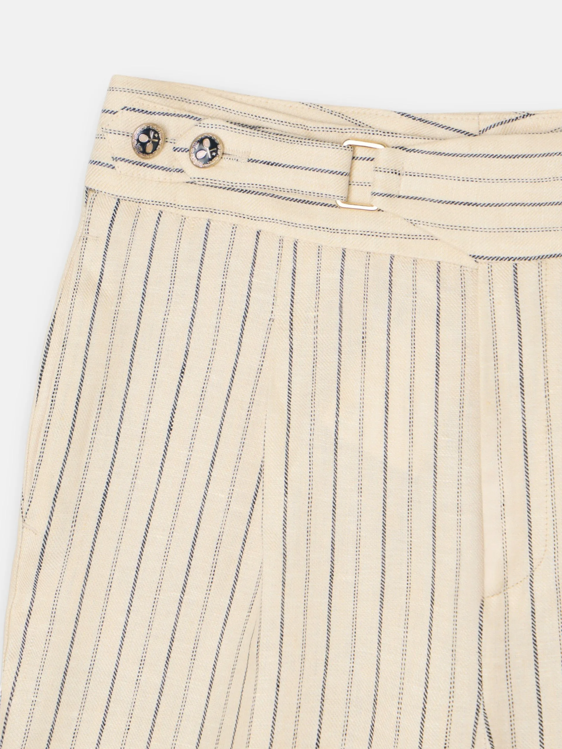 Raw pants with blue stripes sold by Silbon product image thumbnail 2