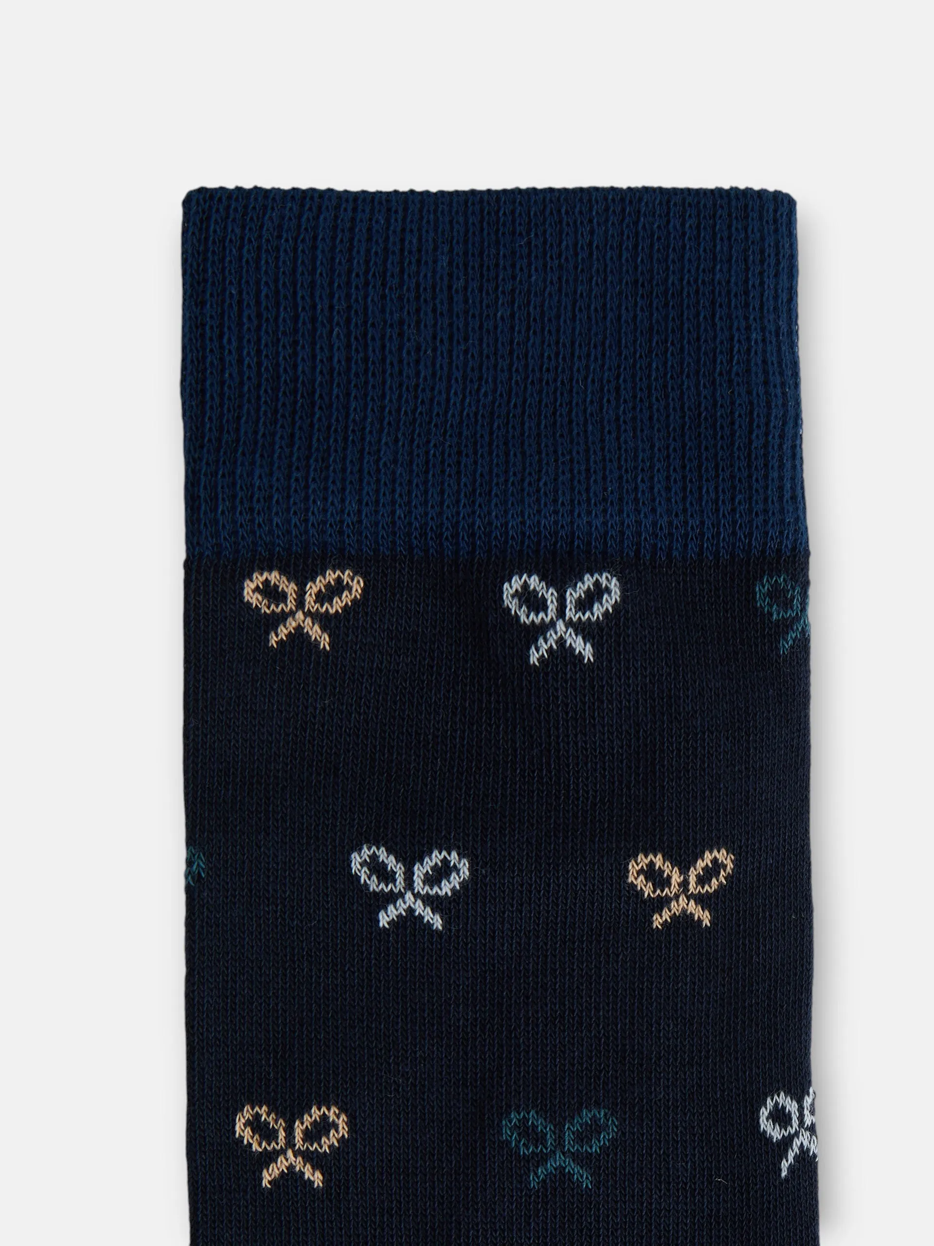 Multi-racket sock blue sold by Silbon product image thumbnail 3