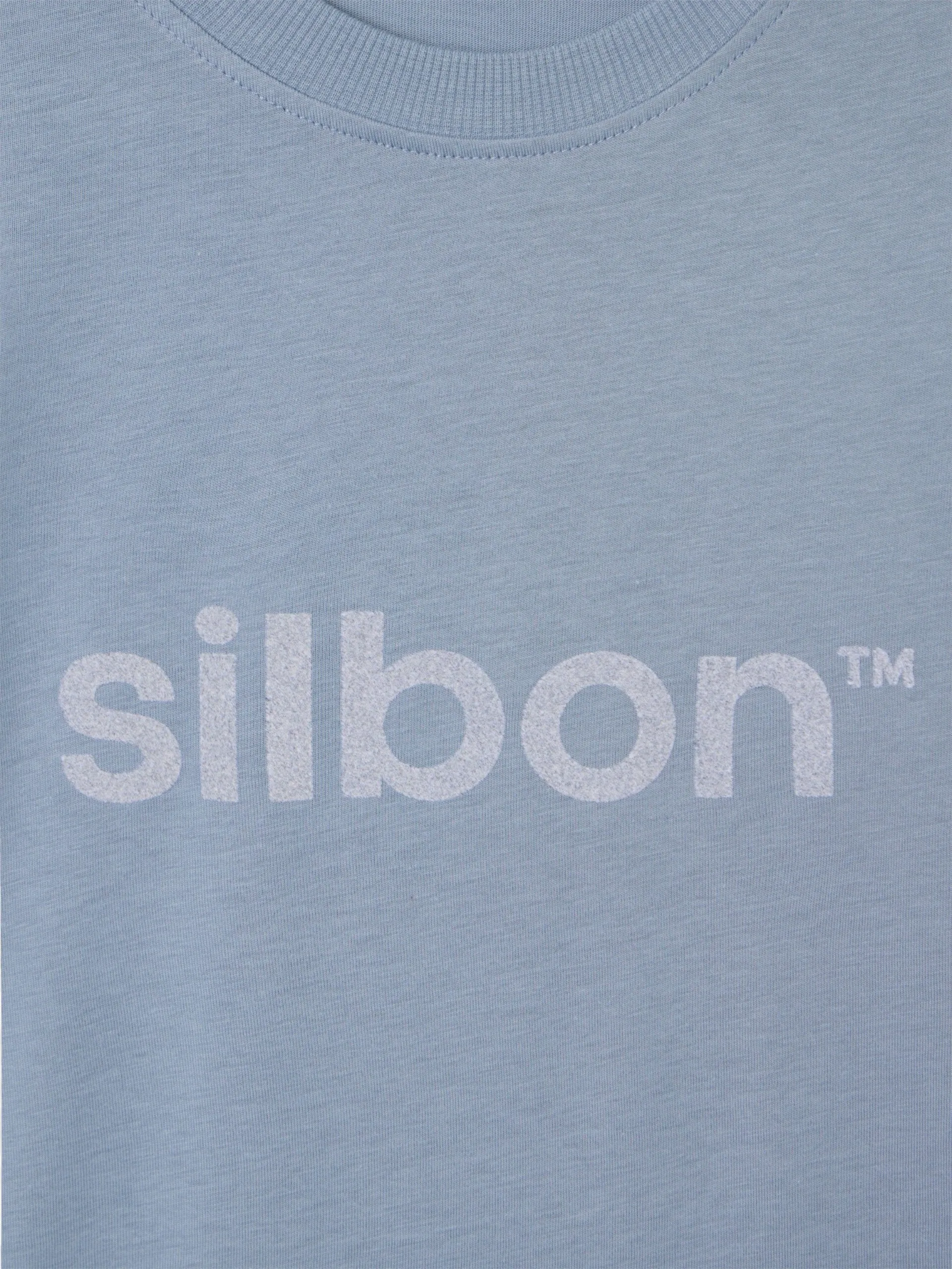Silbon flock indigo blue t-shirt sold by Silbon product image thumbnail 2