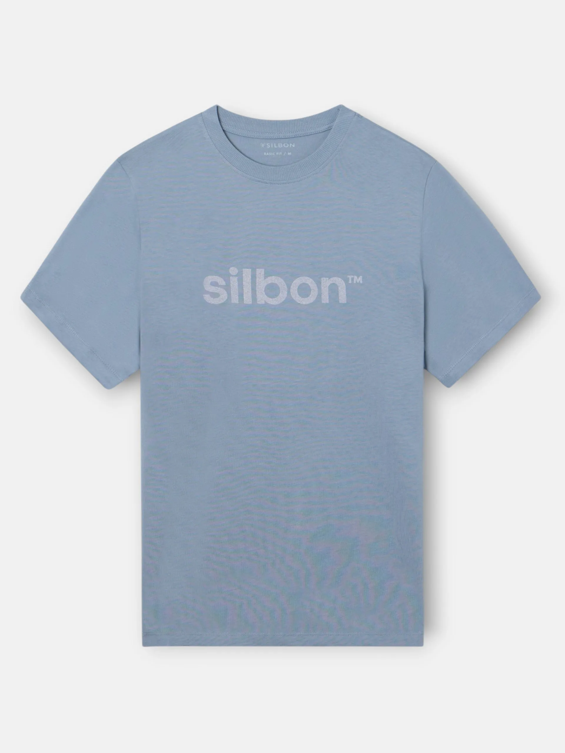 Silbon flock indigo blue t-shirt sold by Silbon