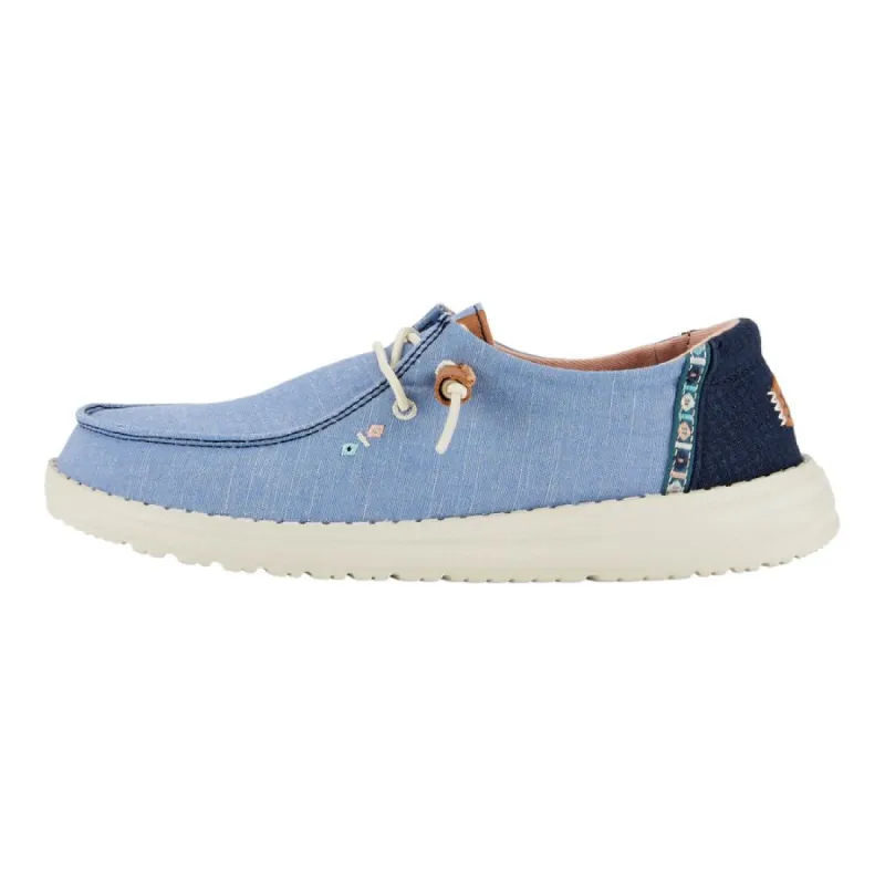 Wendy Chambray Boho - Blue sold by Hey Dude