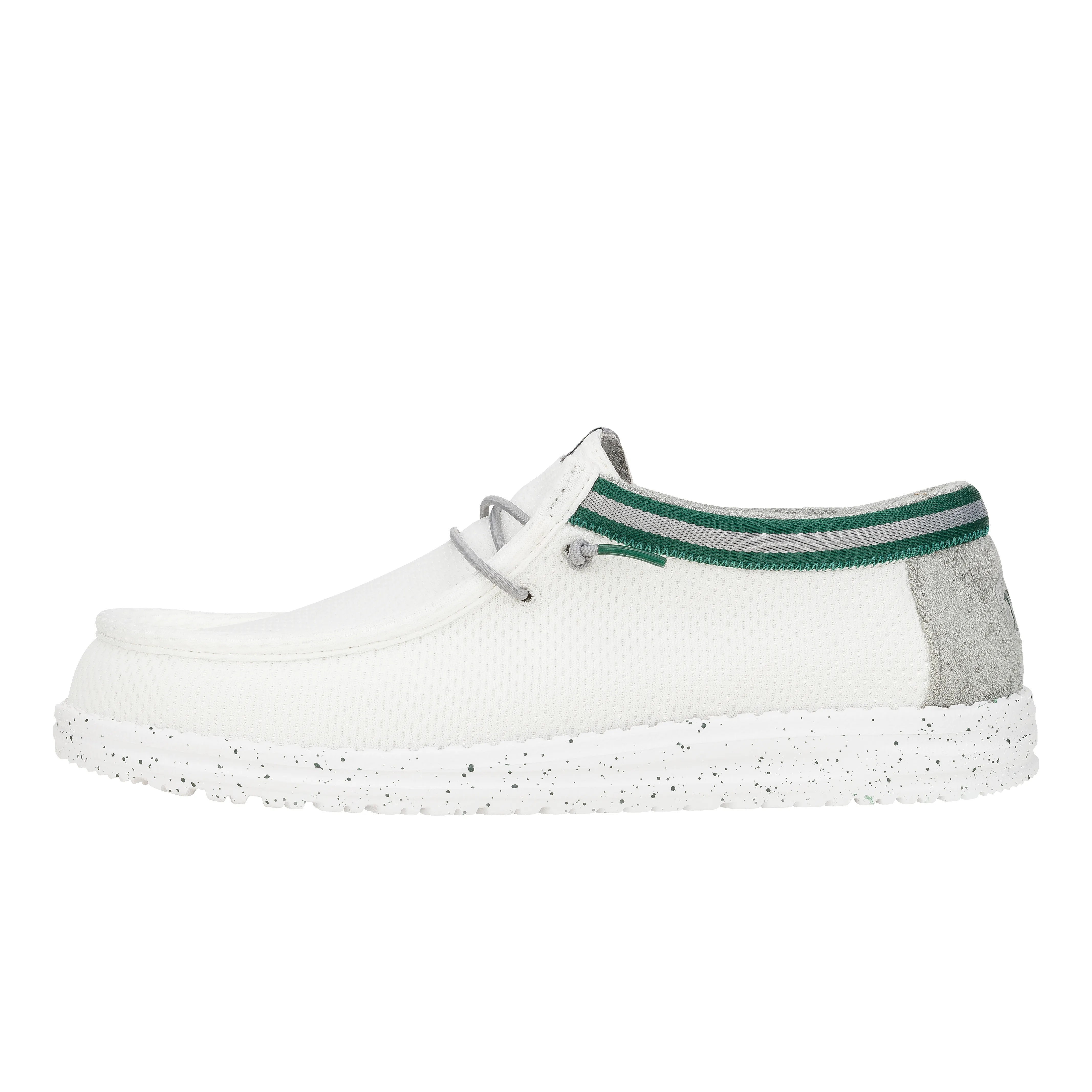 Wally Varsity Jersey - White Green sold by Hey Dude