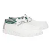 Wally Varsity Jersey - White Green sold by Hey Dude
