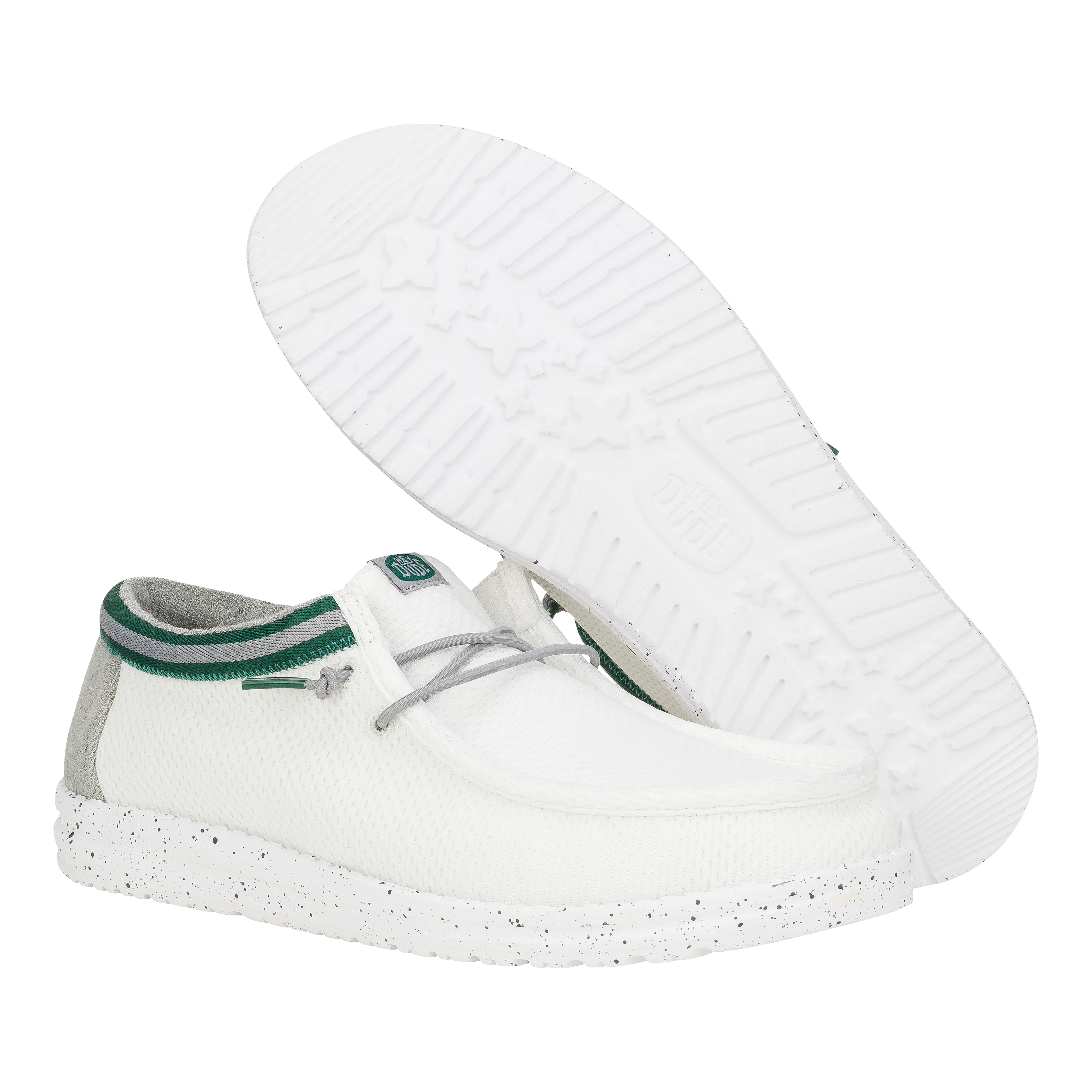 Wally Varsity Jersey - White Green sold by Hey Dude product image thumbnail 3