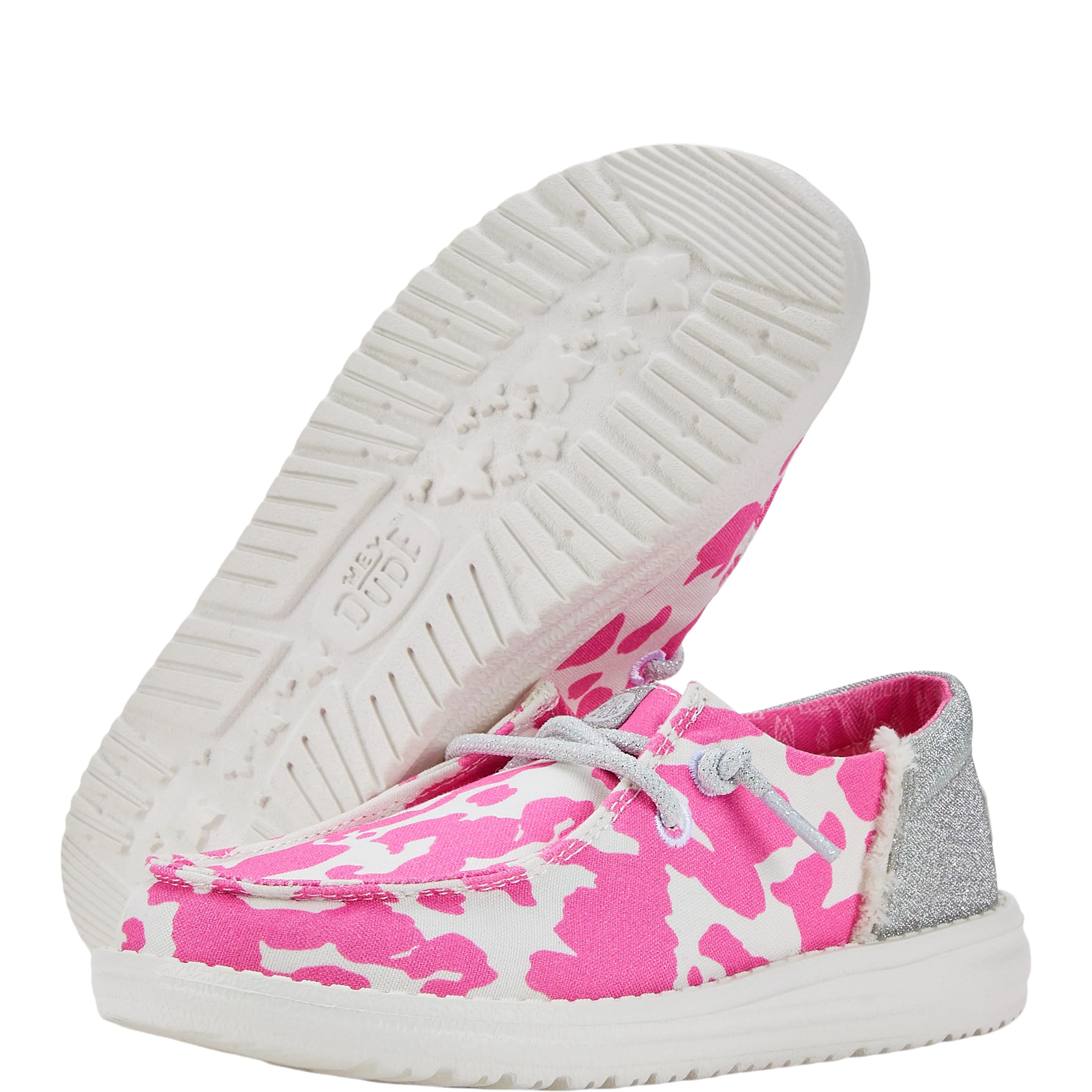 Wendy Youth Funk Cowgirl Bling - Pink/Cow Silver sold by Hey Dude product image thumbnail 3