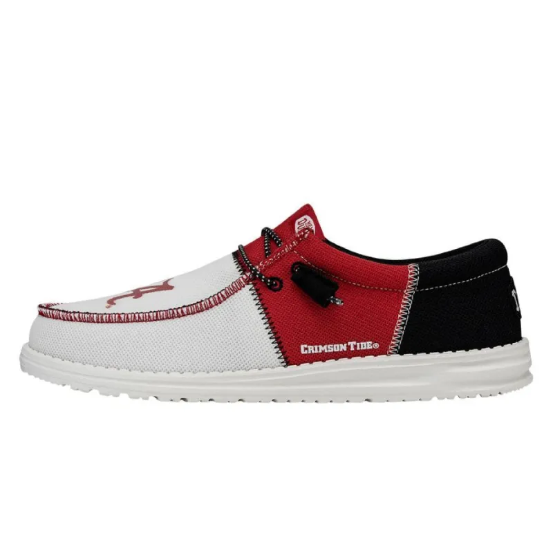 Men's Wally Tri Alabama Crimson Tide - Bama Crimson/White sold by Hey Dude