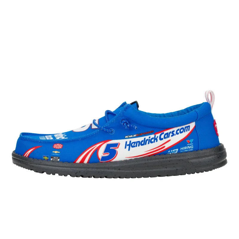 Wally NASCAR Kyle Larson - Electric Blue/Blue sold by Hey Dude