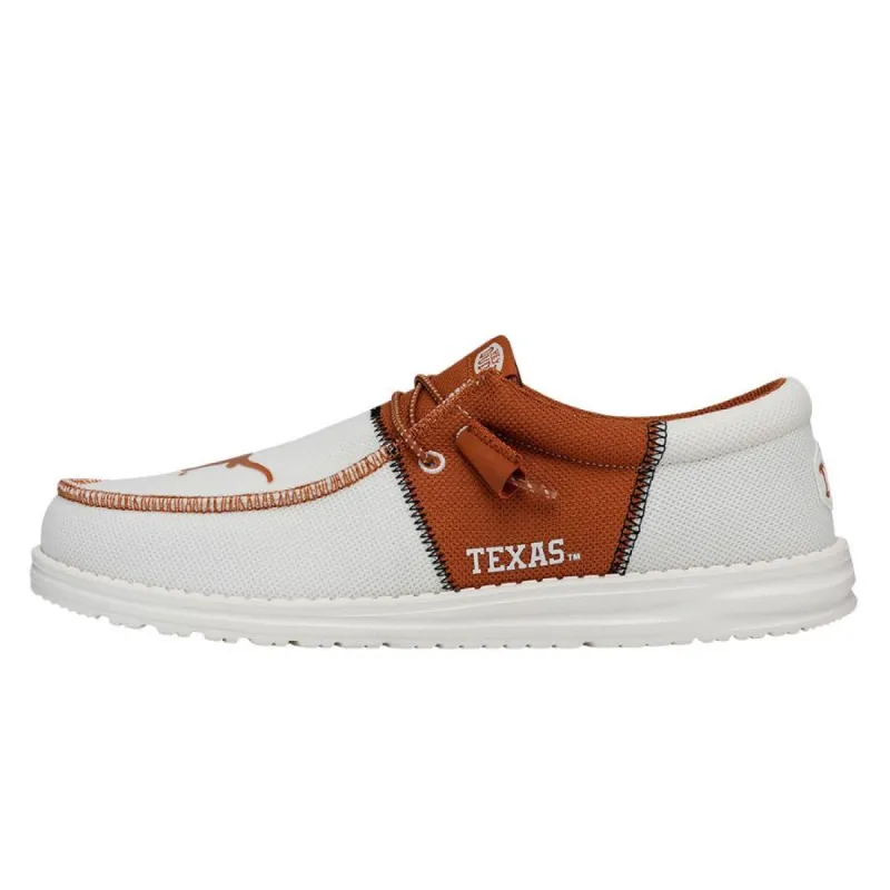 Men's Wally Tri Texas Longhorns - Burnt Orange sold by Hey Dude