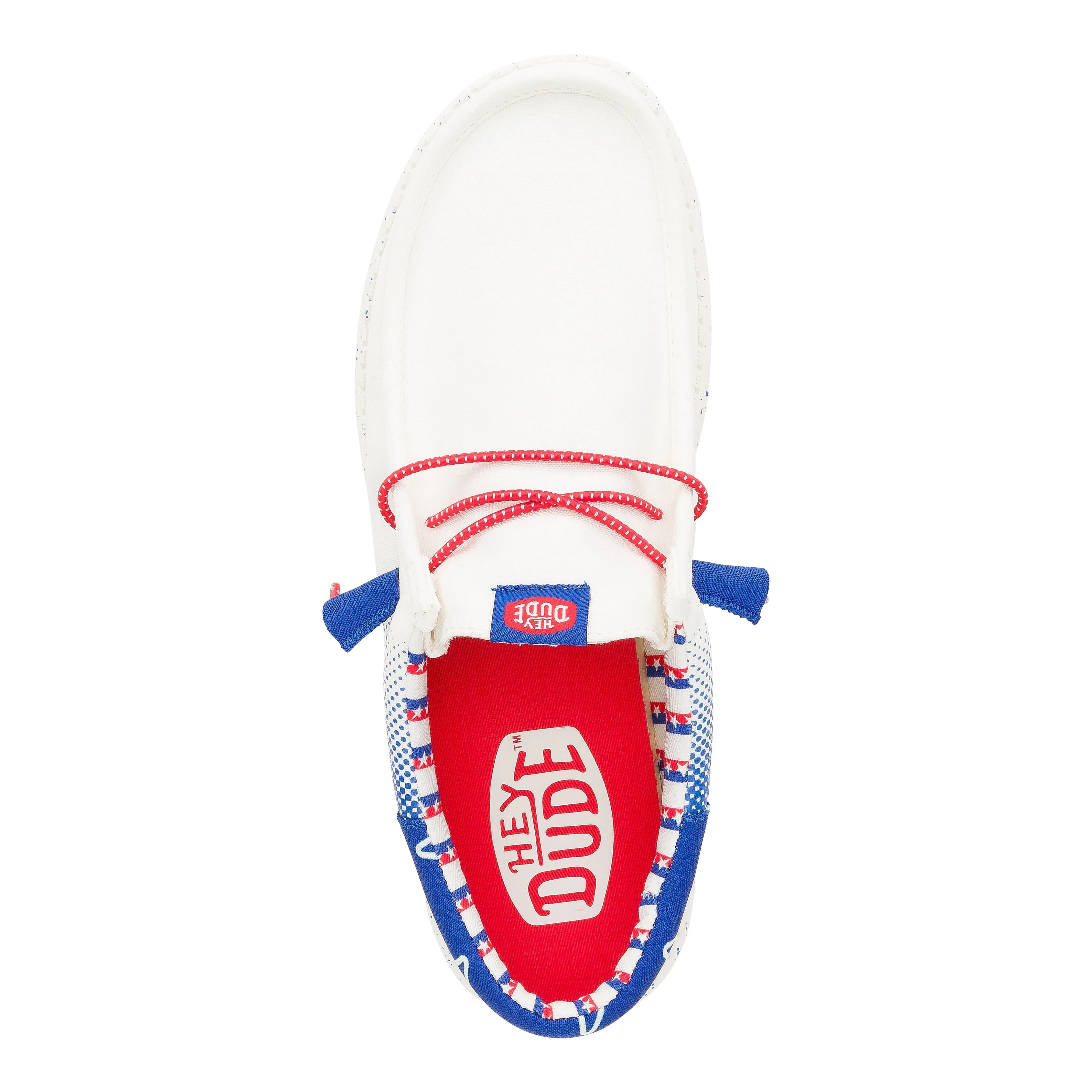 Wally Funk Retro Americana - White/Red/Blue sold by Hey Dude product image thumbnail 4