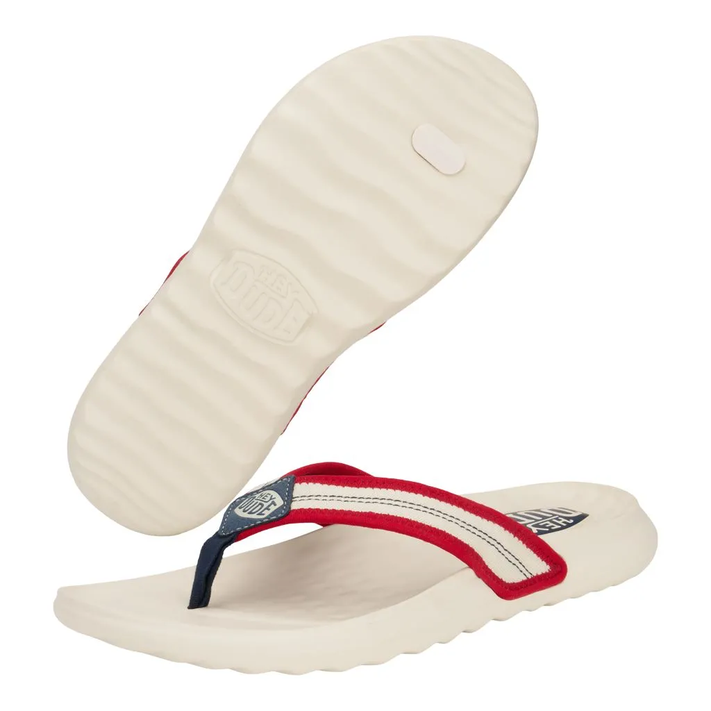 Myers Flip Americana - White/Red sold by Hey Dude product image thumbnail 3