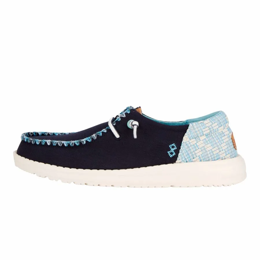 Wendy Funk Jacquard - Blue sold by Hey Dude