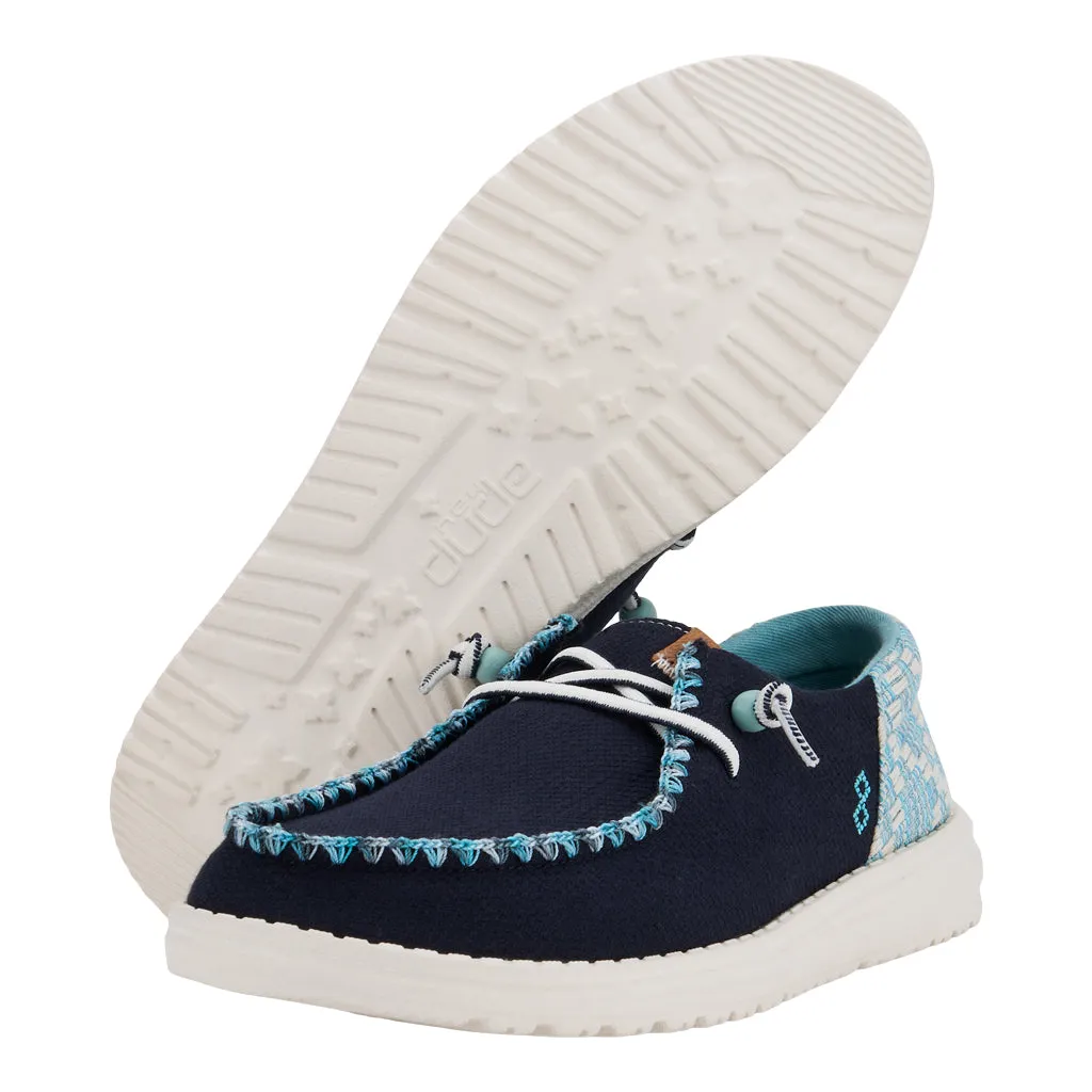 Wendy Funk Jacquard - Blue sold by Hey Dude product image thumbnail 3