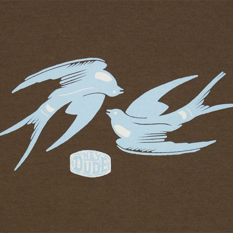 Jess Mudgett Magpie Womens Tee - Army Green sold by Hey Dude product image thumbnail 2