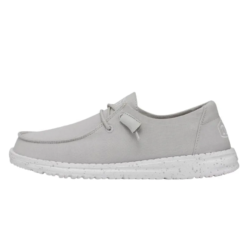 Wendy Slub Canvas - Light Grey sold by Hey Dude