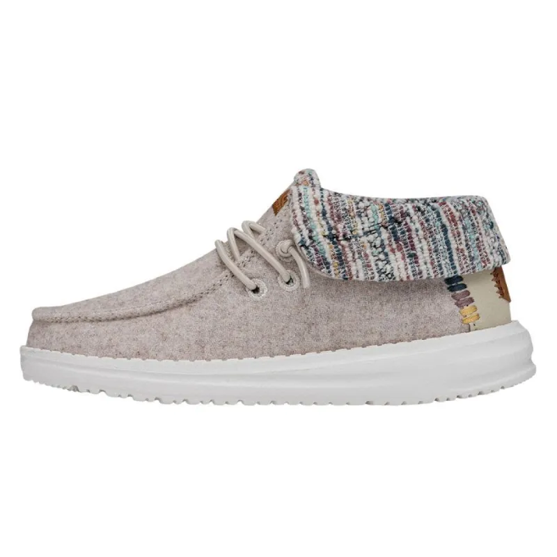Wendy Fold Youth Baja - Cream Multi sold by Hey Dude