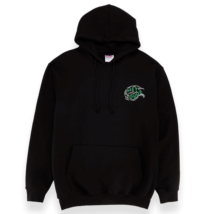 Jess Mudgett Scroll Hoodie - Black sold by Hey Dude
