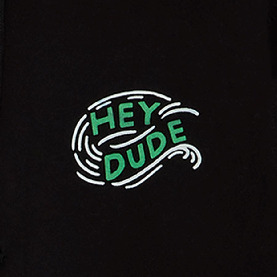 Jess Mudgett Scroll Hoodie - Black sold by Hey Dude product image thumbnail 2