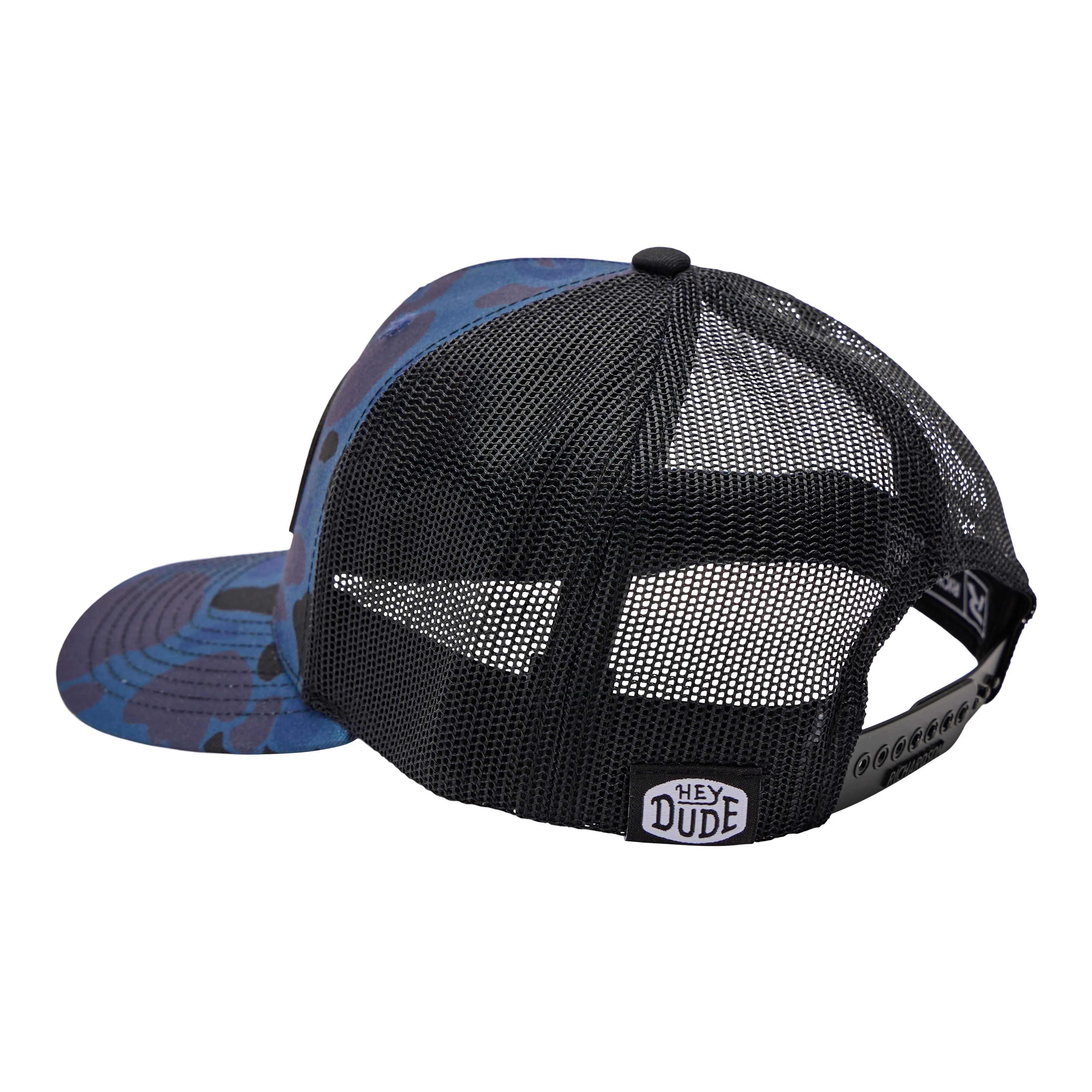 Leather Buckle Camo Trucker - Blue Camo sold by Hey Dude product image thumbnail 4