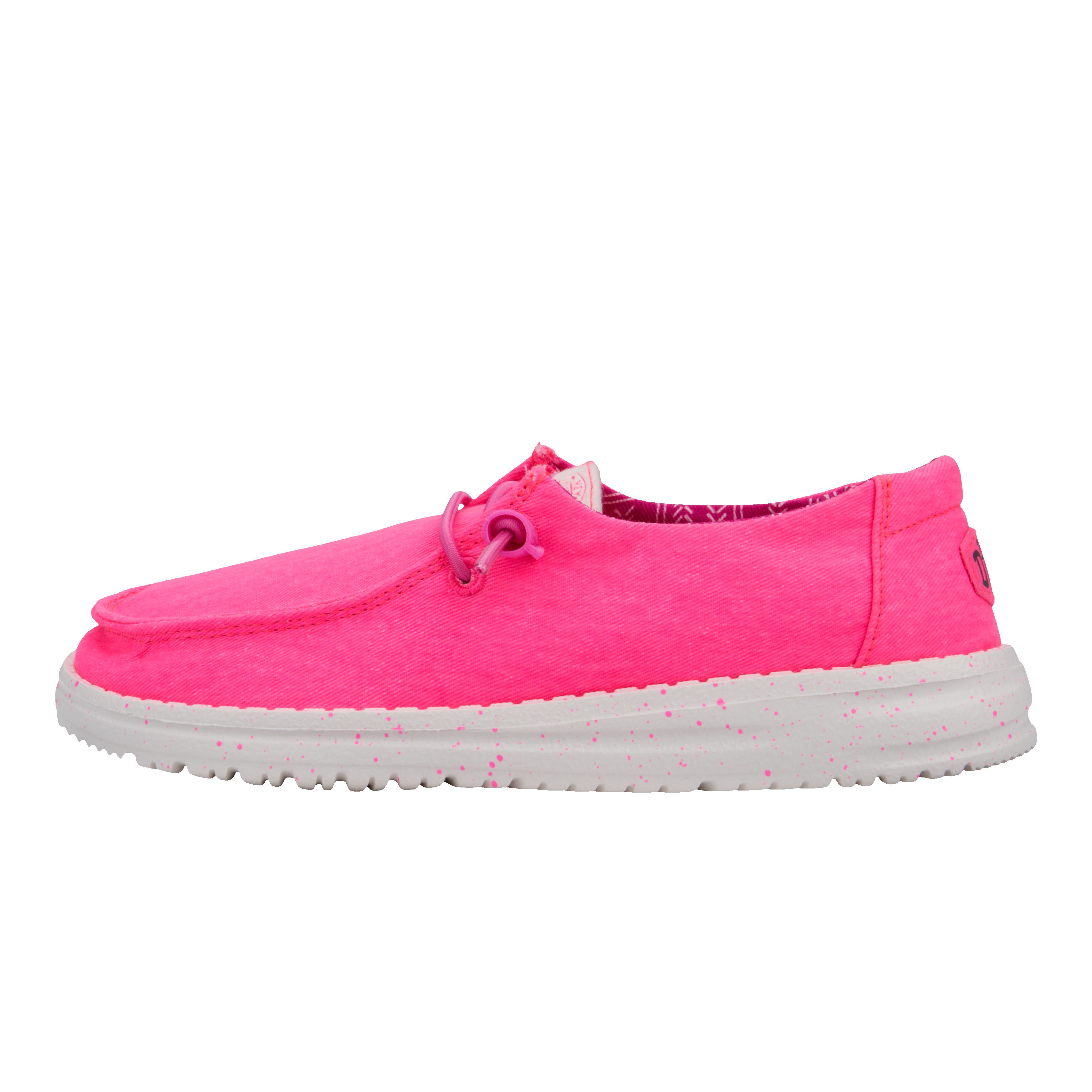 Wendy Youth Stretch Canvas - Neon Pink sold by Hey Dude