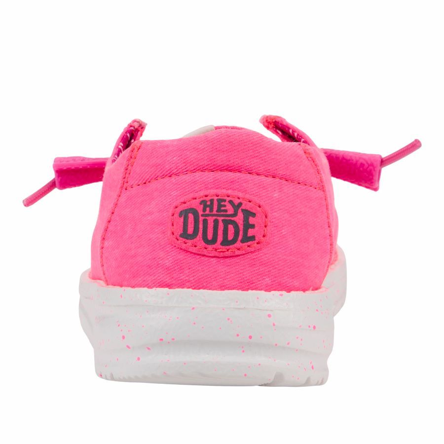 Wendy Youth Stretch Canvas - Neon Pink sold by Hey Dude product image thumbnail 5