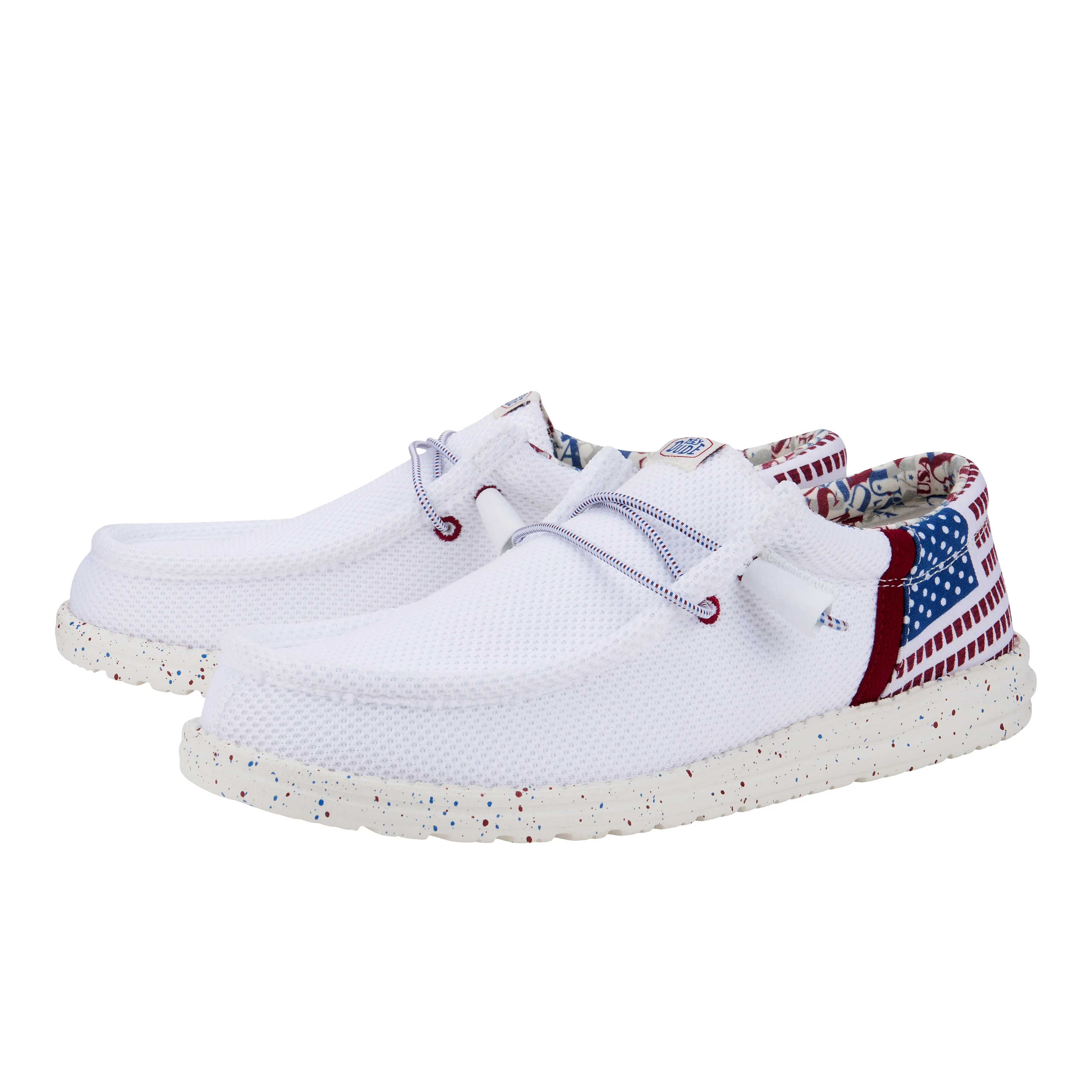 Wally Funk USA Party - White sold by Hey Dude product image thumbnail 2